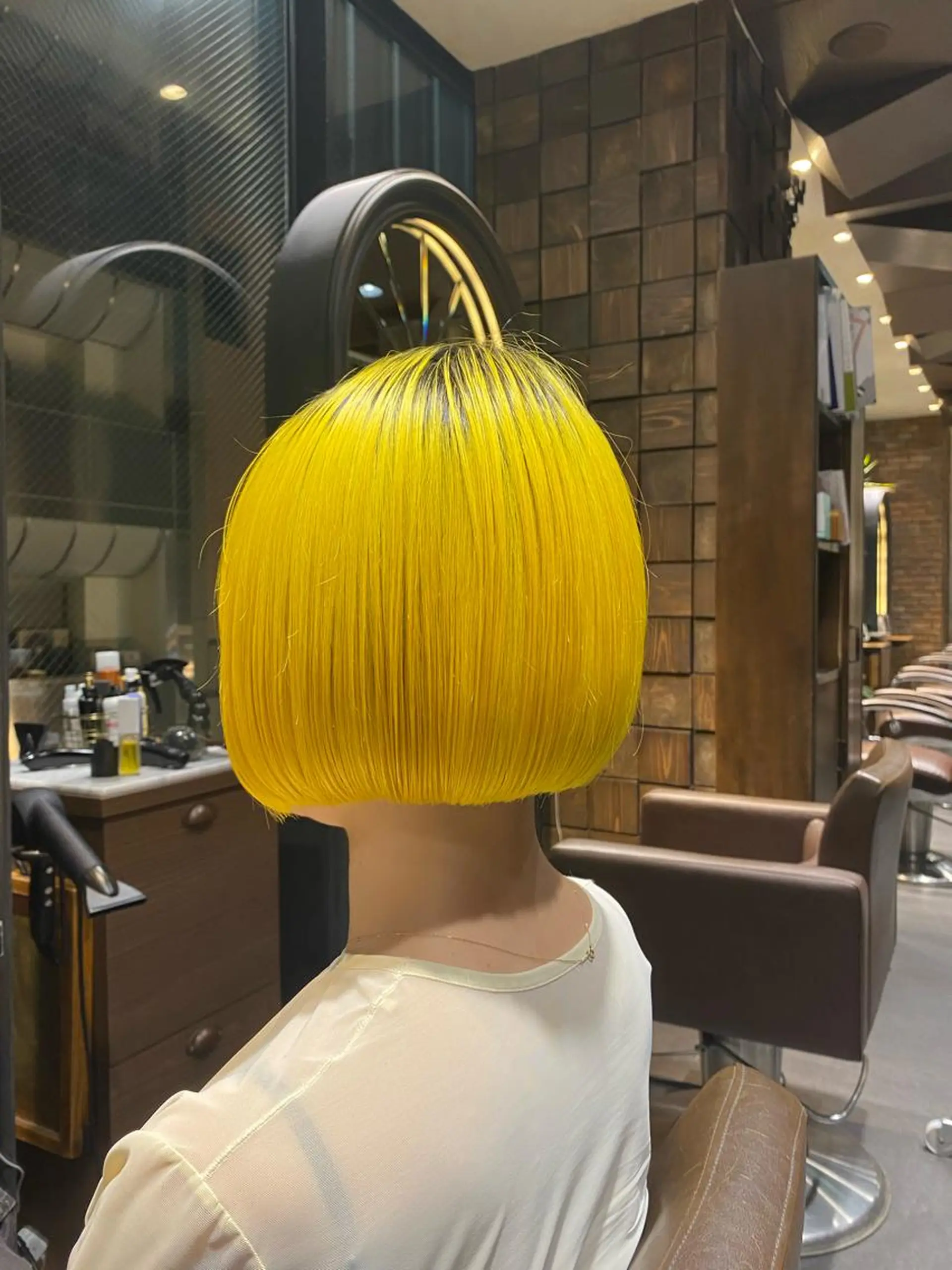 ミディアム カラー カット ヘアカラー 銀座/MINX 宇都 愛梨/デザインカットのヘアスタイル