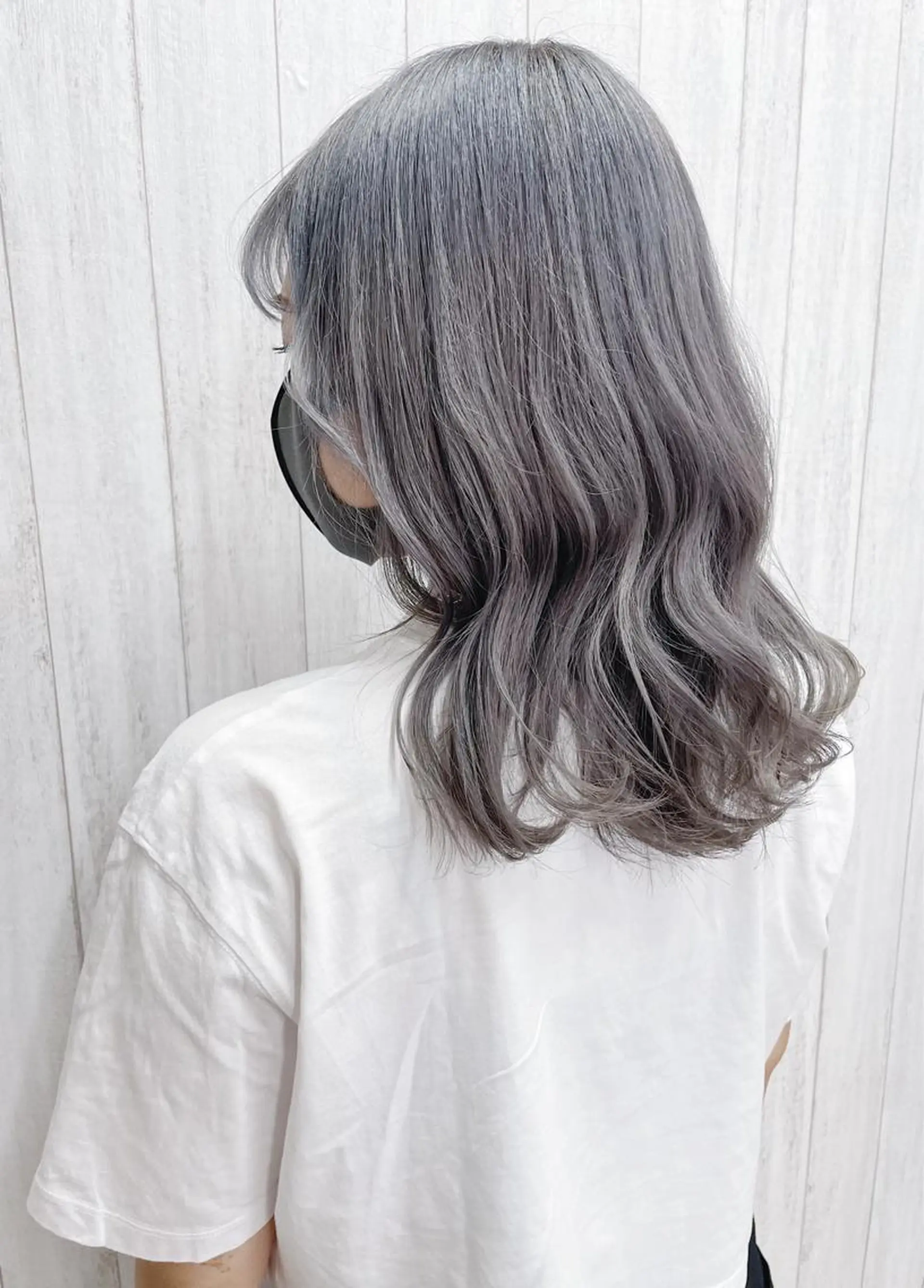 セミロング カラー ケアブリーチ /髪質 改善/古橋圭史郎のヘアスタイル