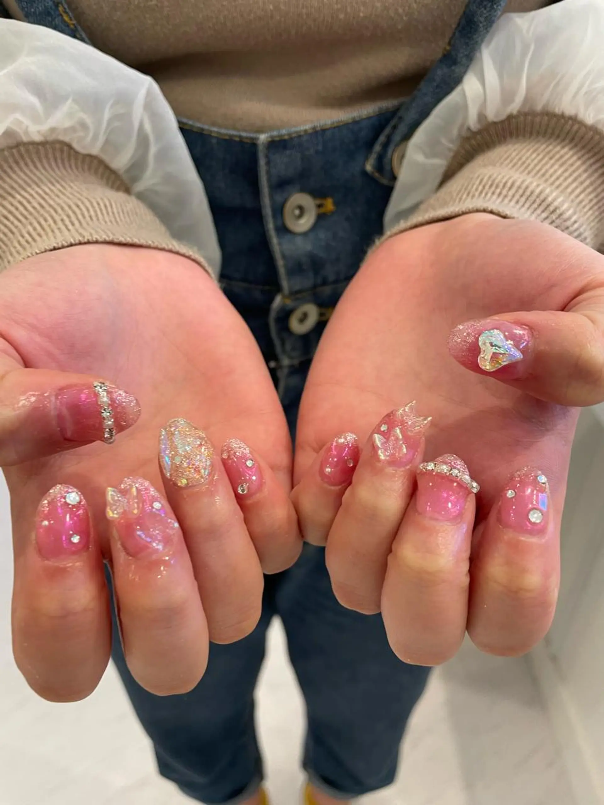 ネイル 束感まつ毛/ネイル/ LED♥KIRARAのマツエク・マツパデザイン