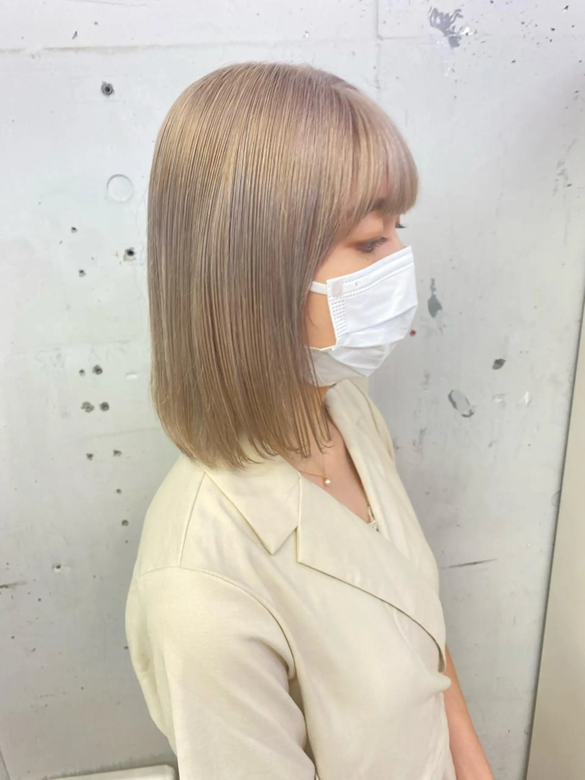 ミディアム カラー 💗💗韓国レイヤー yu-ki💗💗のヘアスタイル