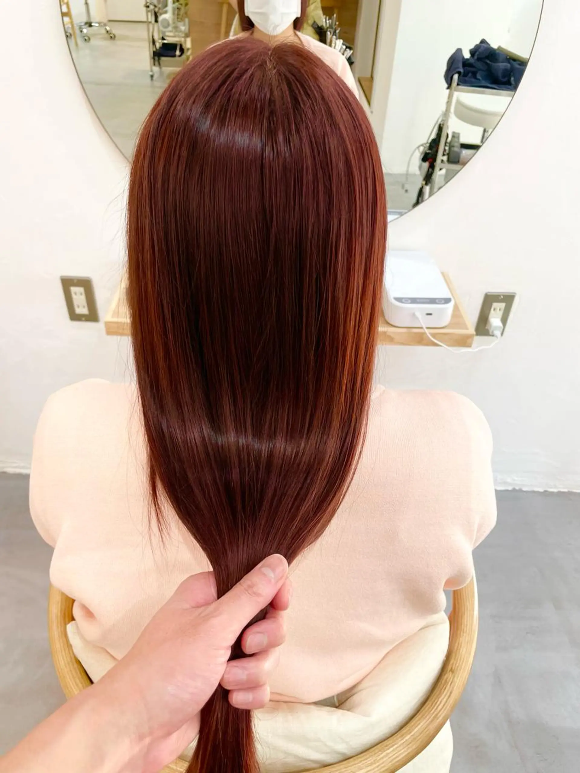 ロング ハイライト 髪質改善 縮毛矯正 トリートメント カット ヘアカラー トリートメント ✂︎マンツーマン施術 ａｙｅ✂︎のヘアスタイル