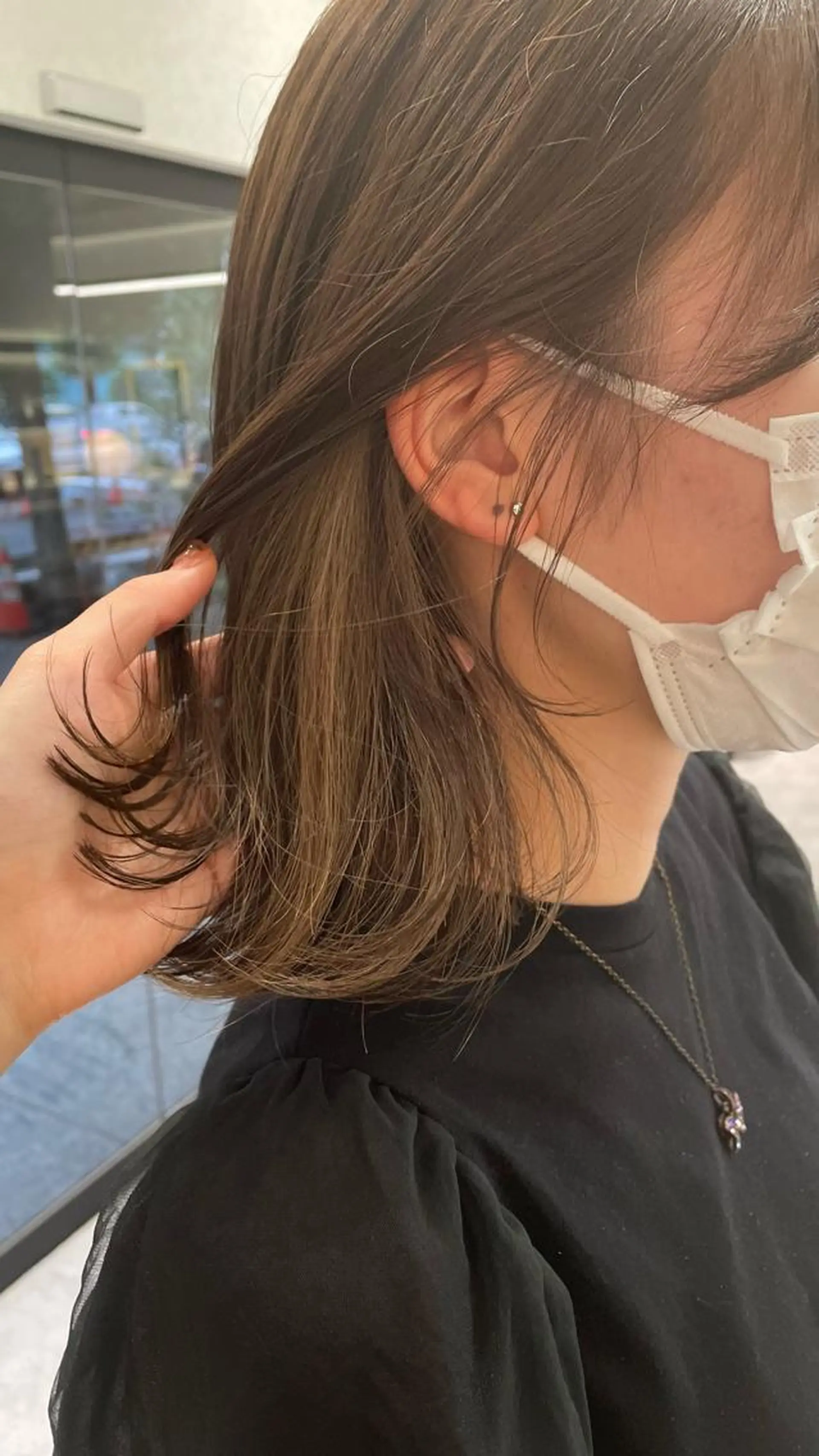 ミディアム カラー karin/インナー カラー/北名古屋市のヘアスタイル