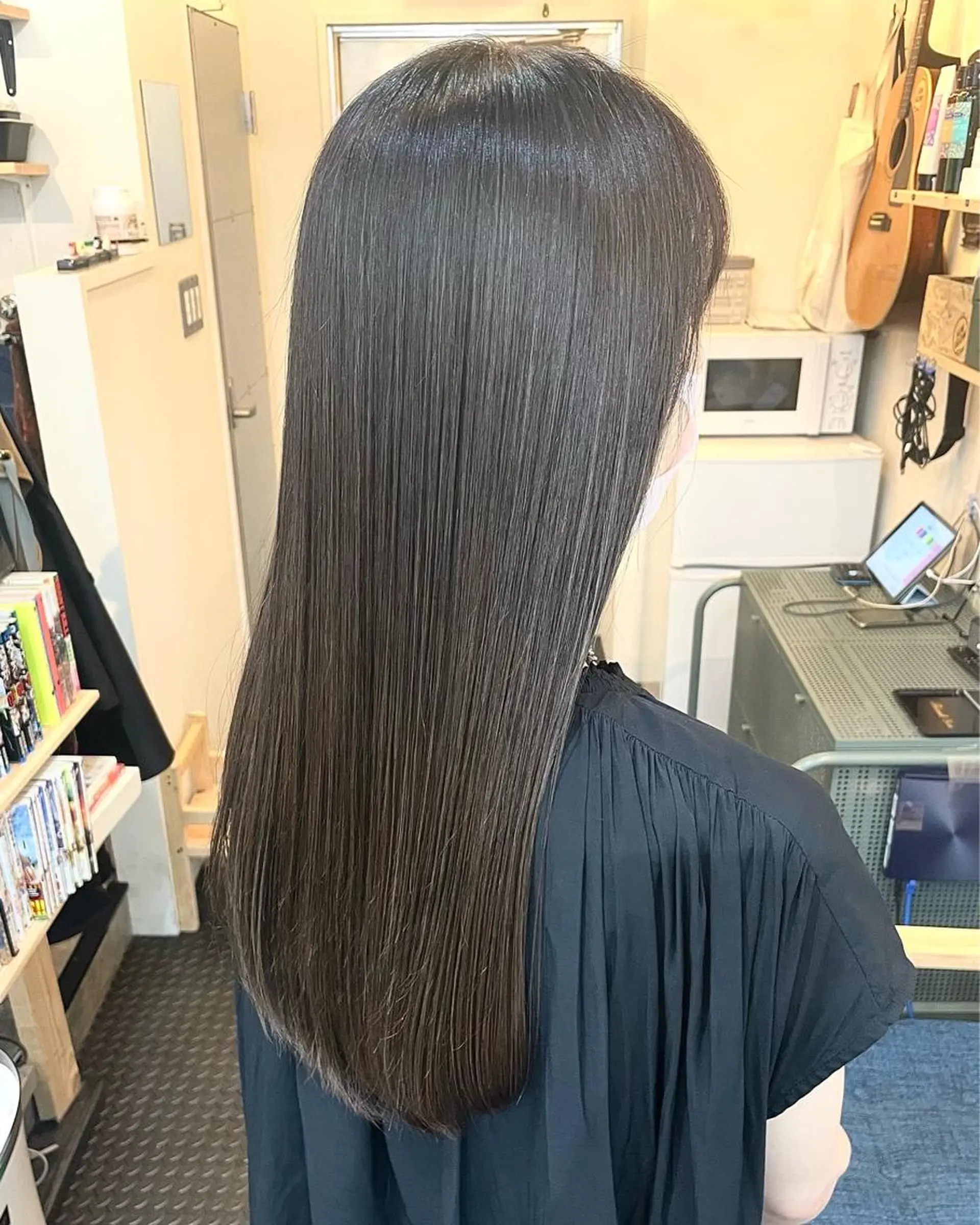 セミロング カラー 髪質改善 トリートメント トリートメント SUN GLOW  サングロウ所属・水素トリートメント／ 髪質改善/ナカノメのヘアスタイル