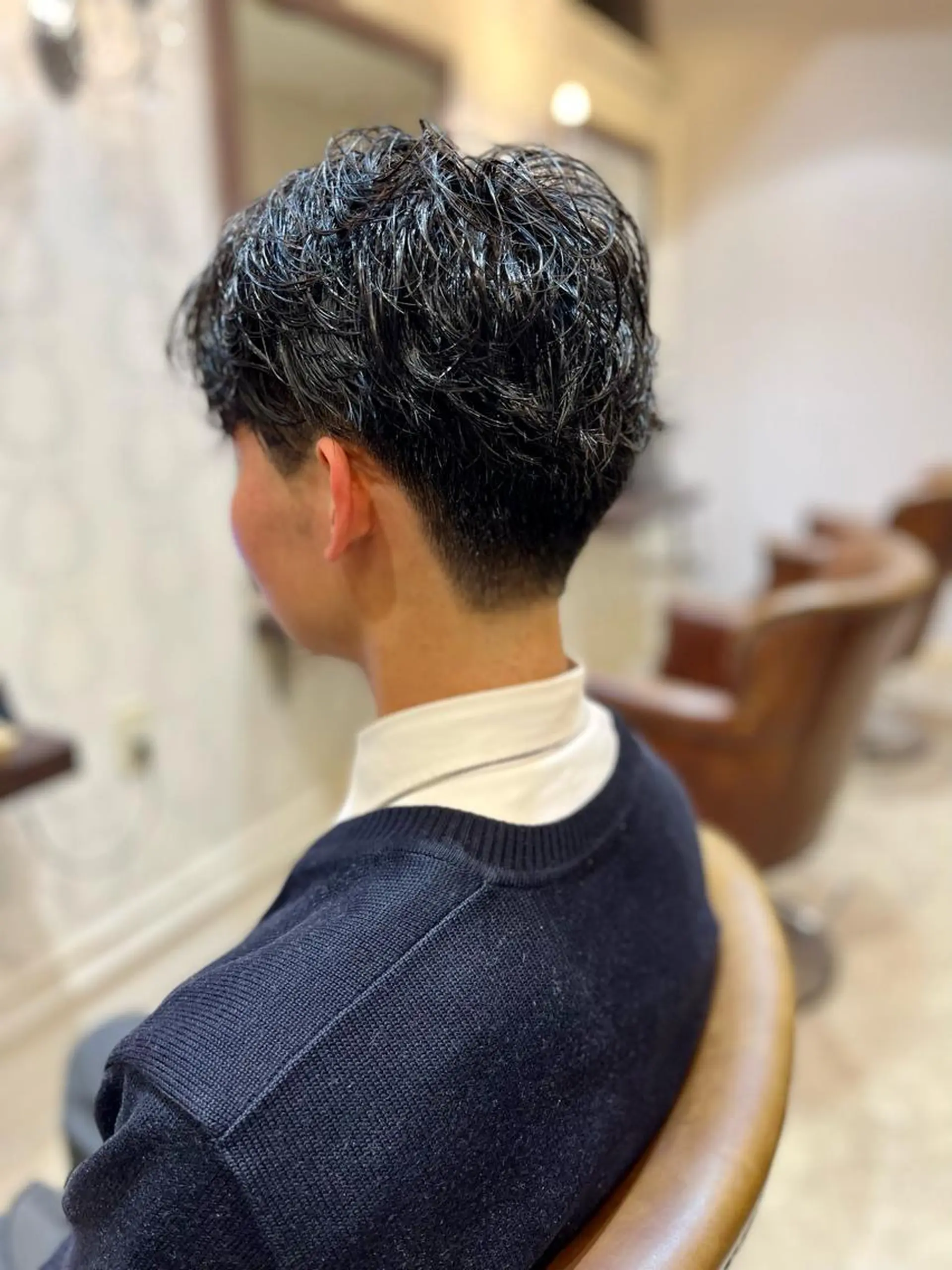 パーマ メンズ オオソネ マリアのヘアスタイル