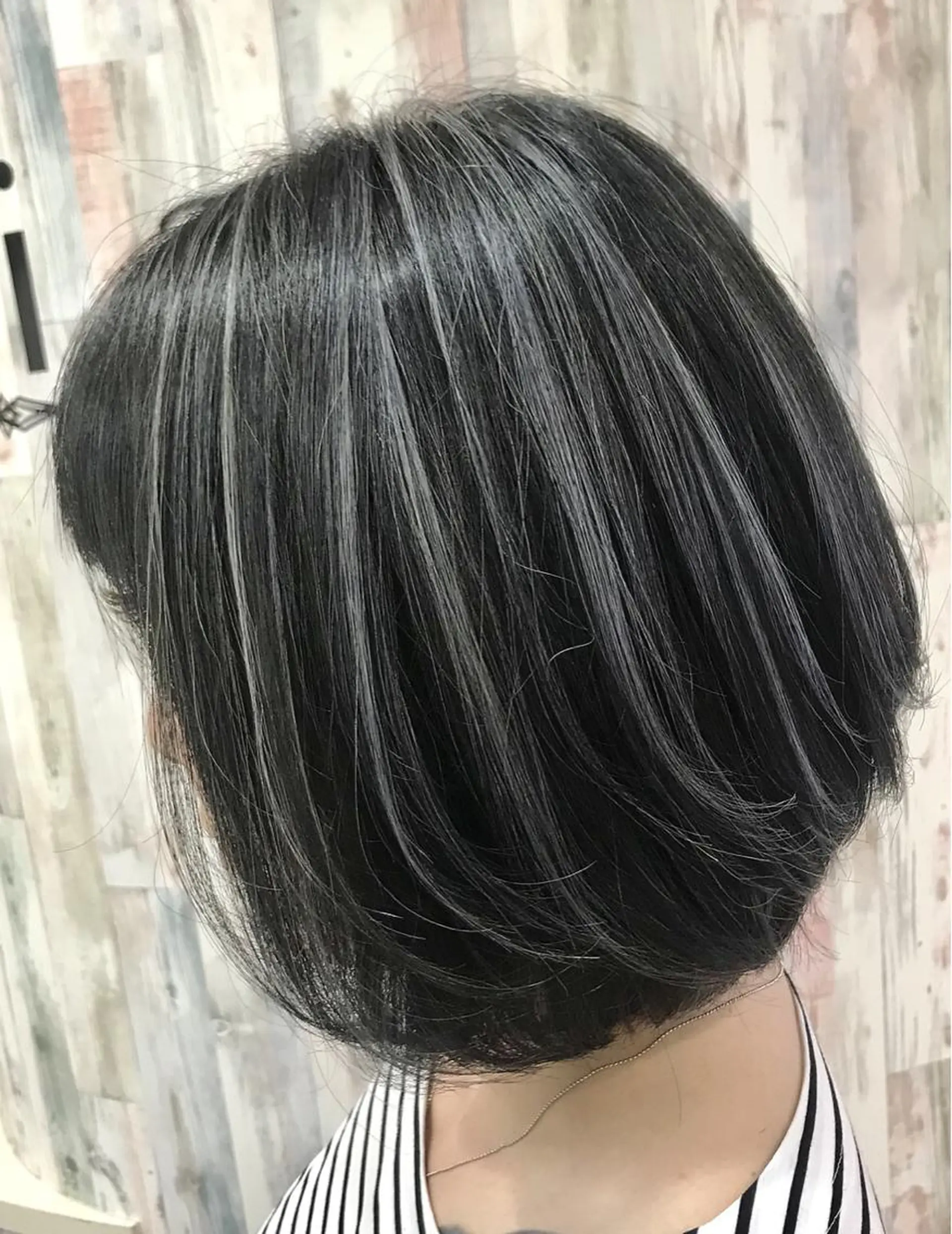 ショート カラー アッシュ ハイライトカラー ハイライト 髪質改善/艶髪💎 ウエキ リカのヘアスタイル