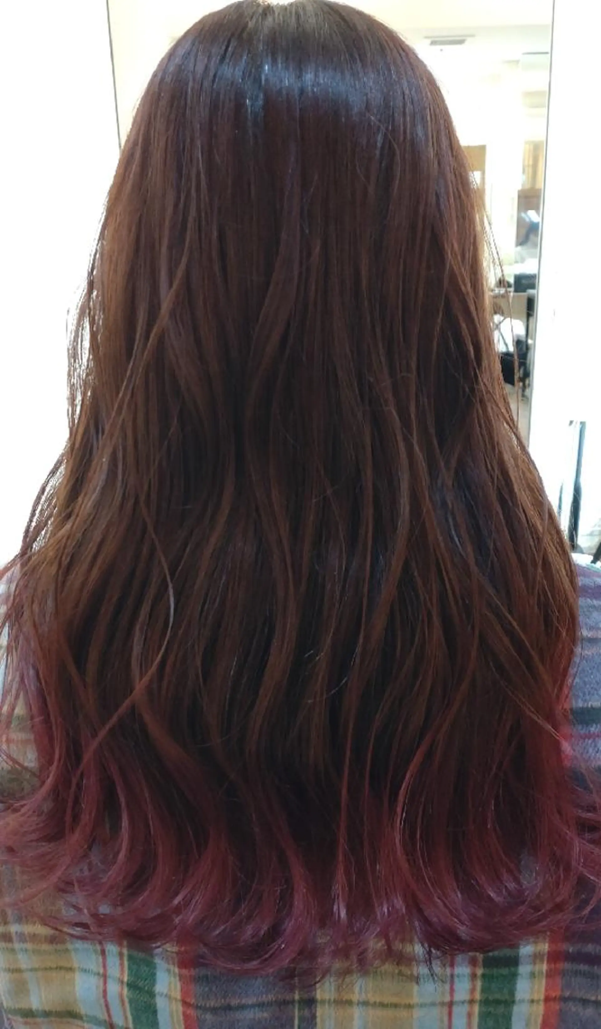 ロング ヘアカラー ヘアセット 戸高 裕也のヘアスタイル