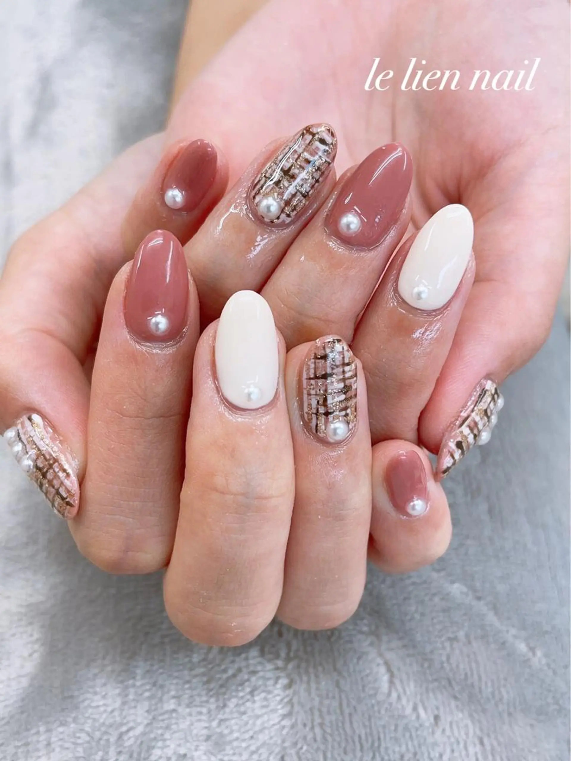 ミディアム le lien nailのネイルデザイン