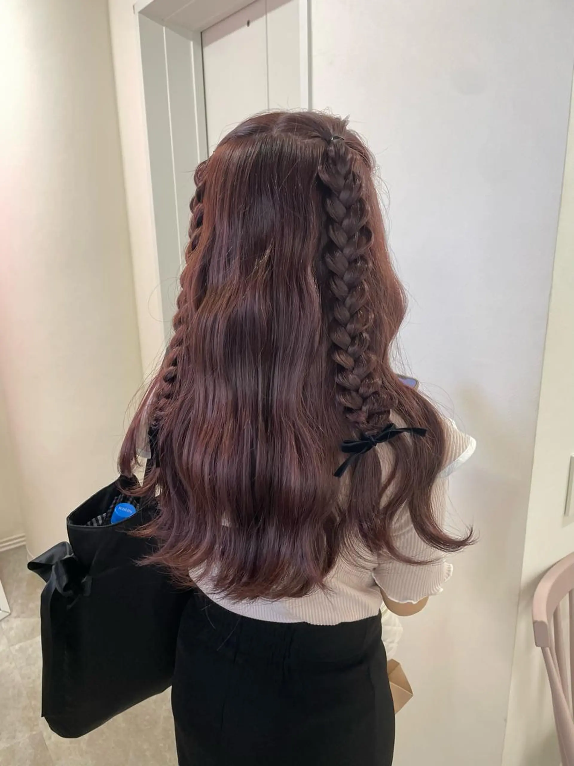 ロング カラー ブリーチ ダブルカラー ブリーチなしカラー Hana ♡ marshu梅田のヘアスタイル