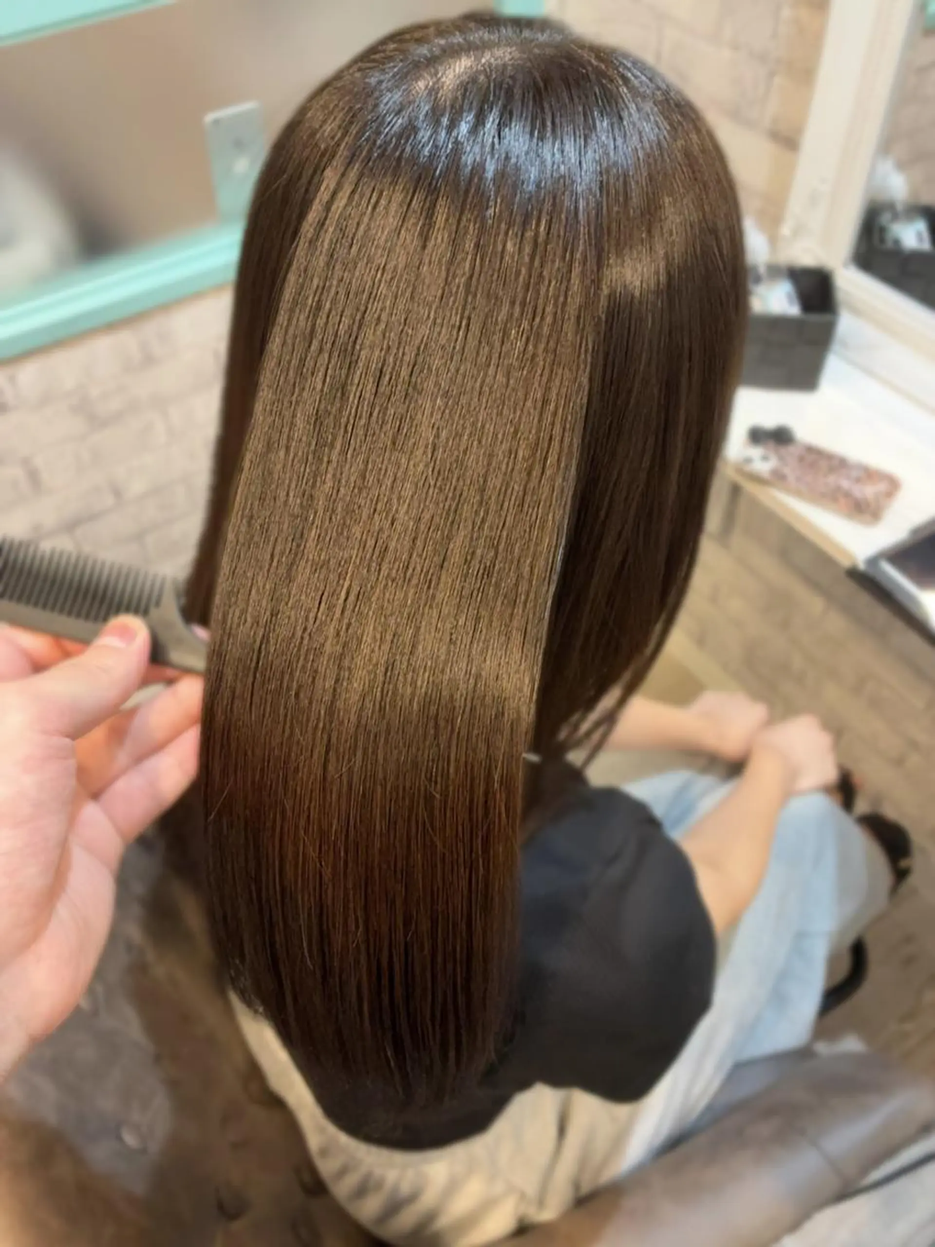 ロング 柏原 輝明のヘアスタイル