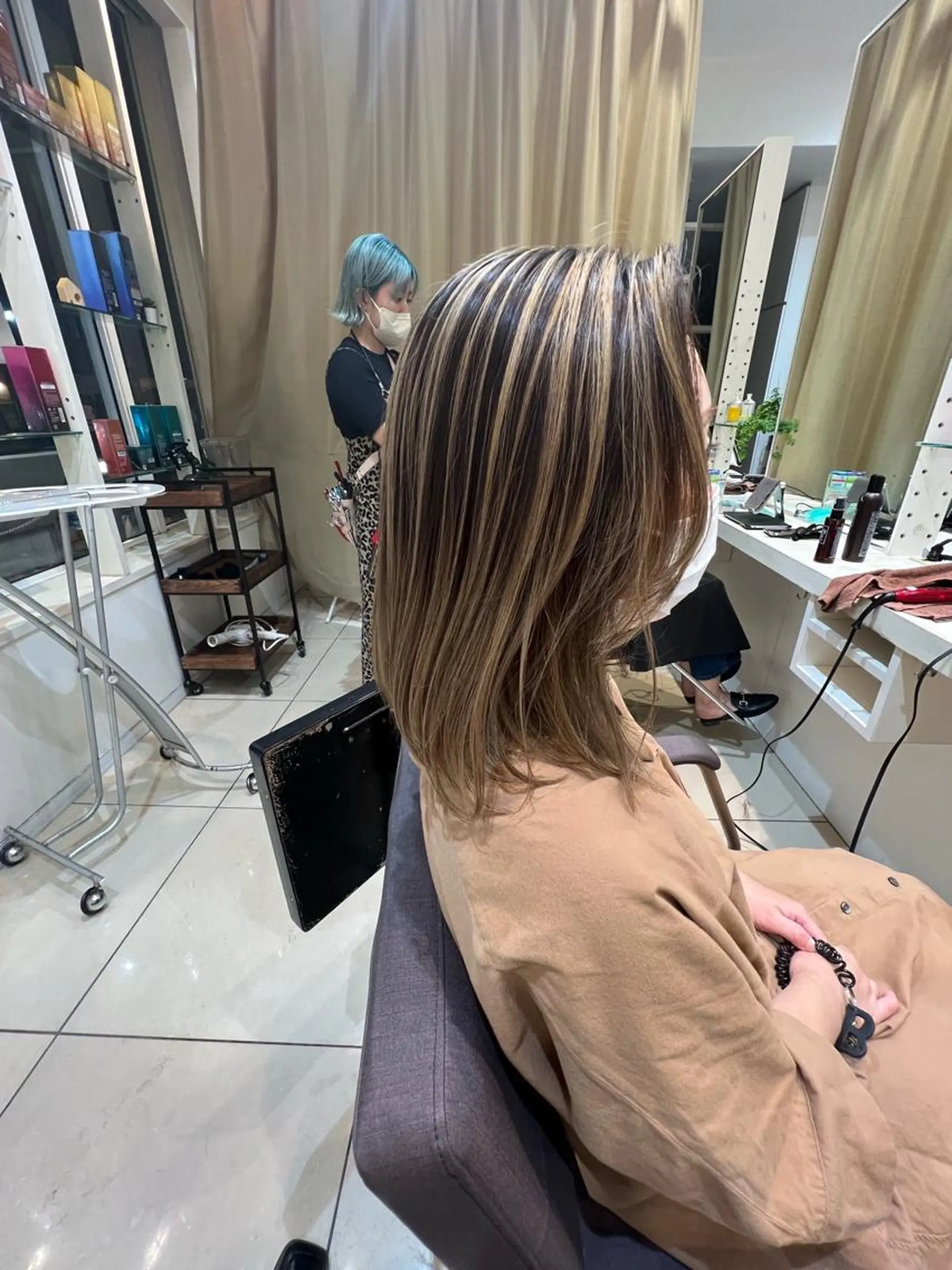 ミディアム カラー はだゆうき @hadadan08のヘアスタイル