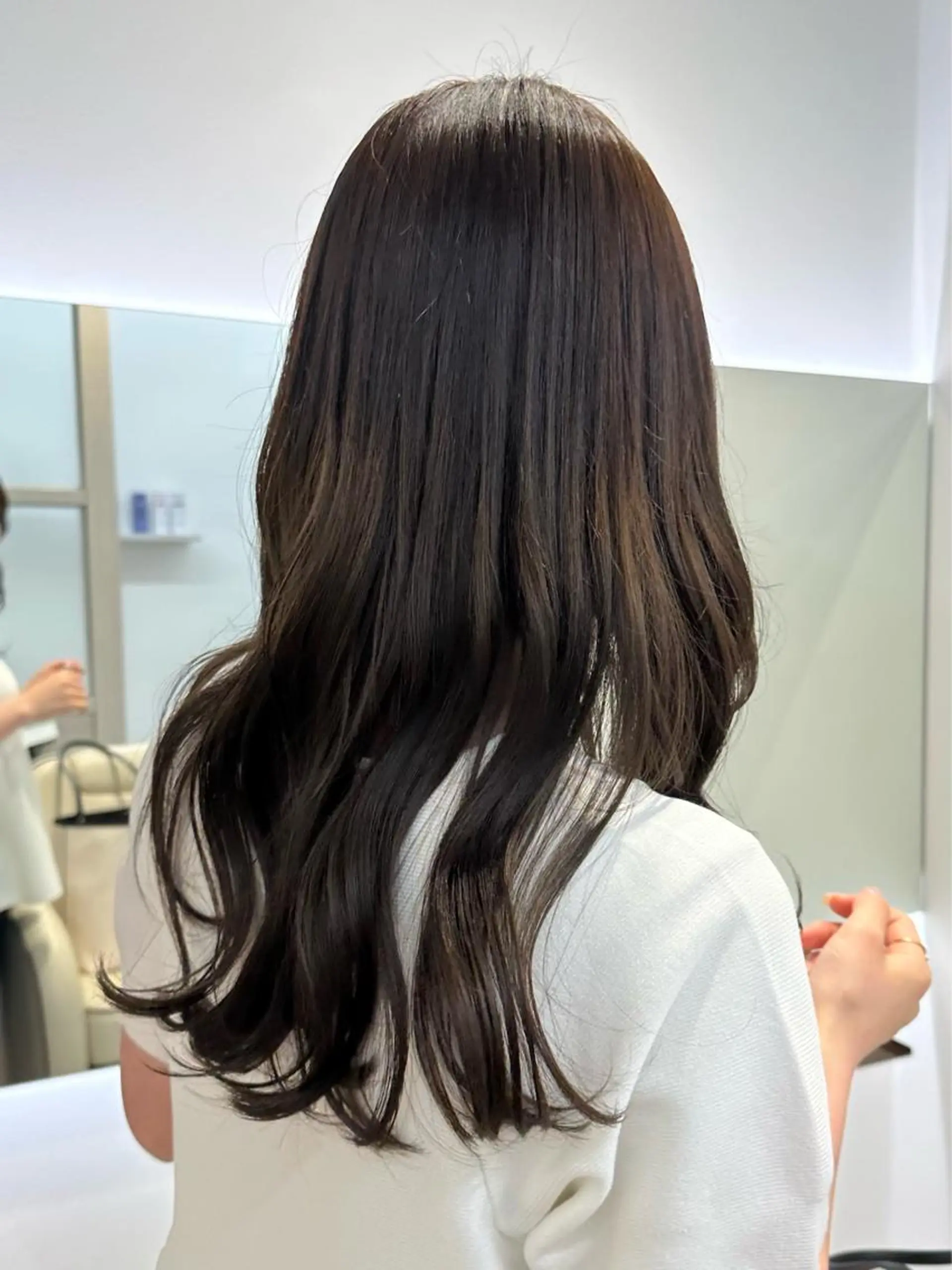 ロング カラー ヘアカラー トリートメント 桃香🍑/縮毛矯正 /ダブルカラーのヘアスタイル