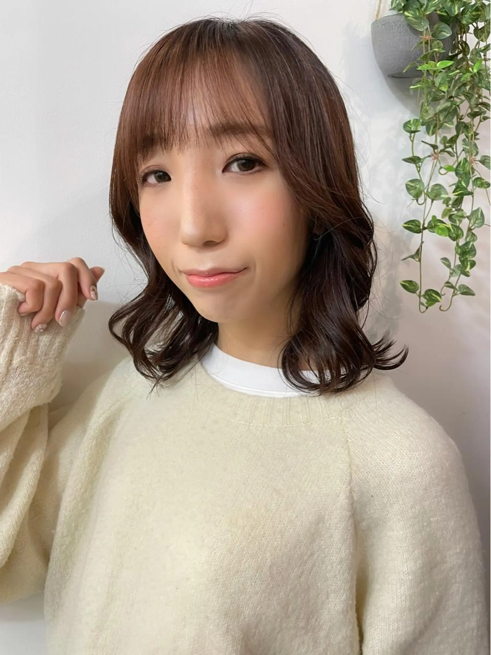 ミディアム カラー ツヤ美髪💐 髪質改善/高山愛来のヘアスタイル