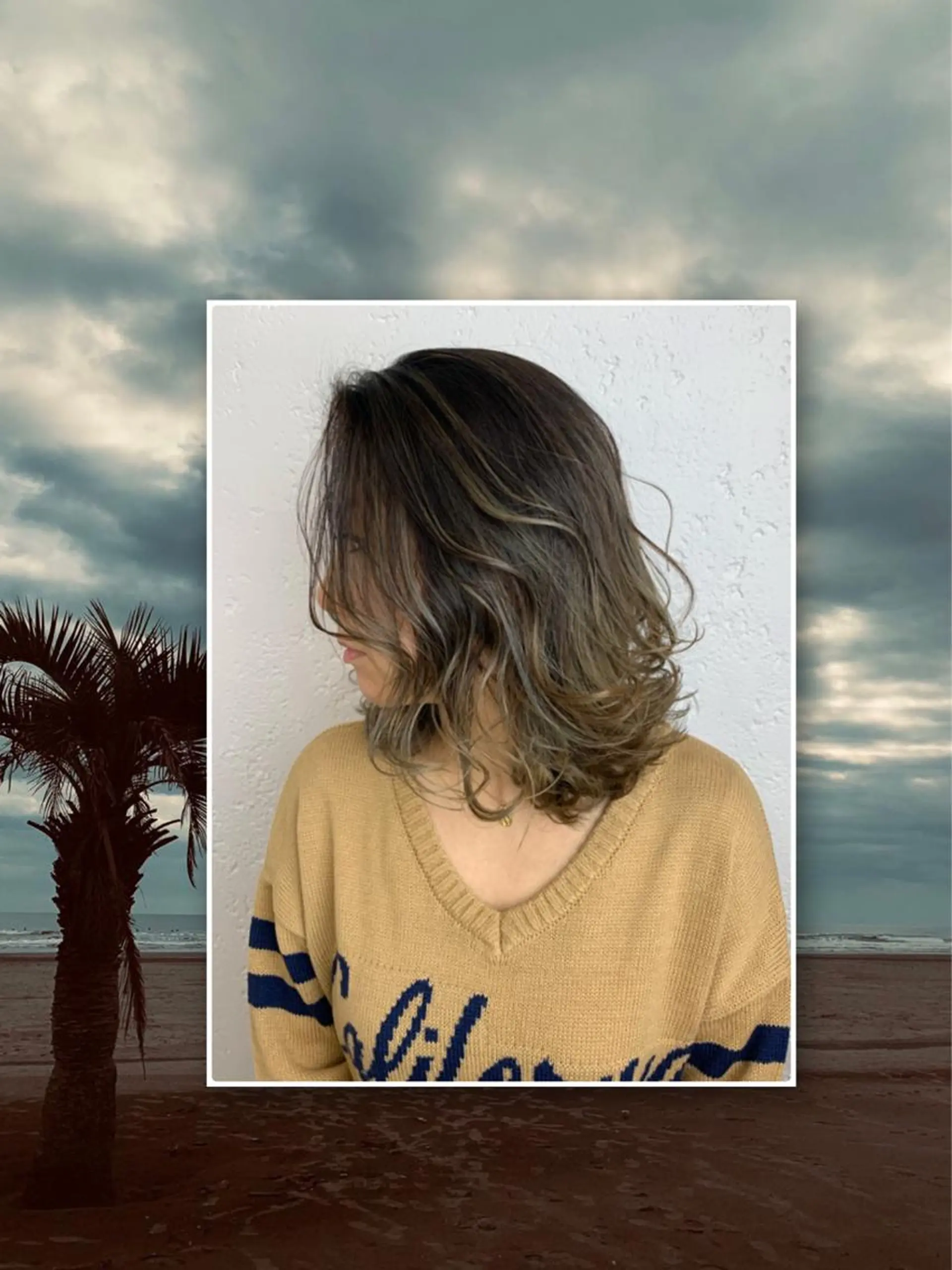 ミディアム レイヤーカット boutique misakiのヘアスタイル