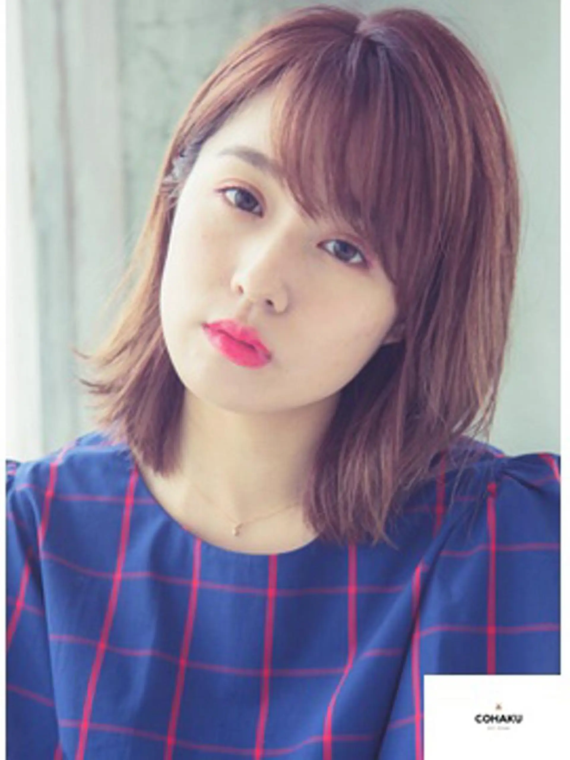 ミディアム カラー ヘアカラー トリートメント tocoha 四條畷駅のヘアスタイル