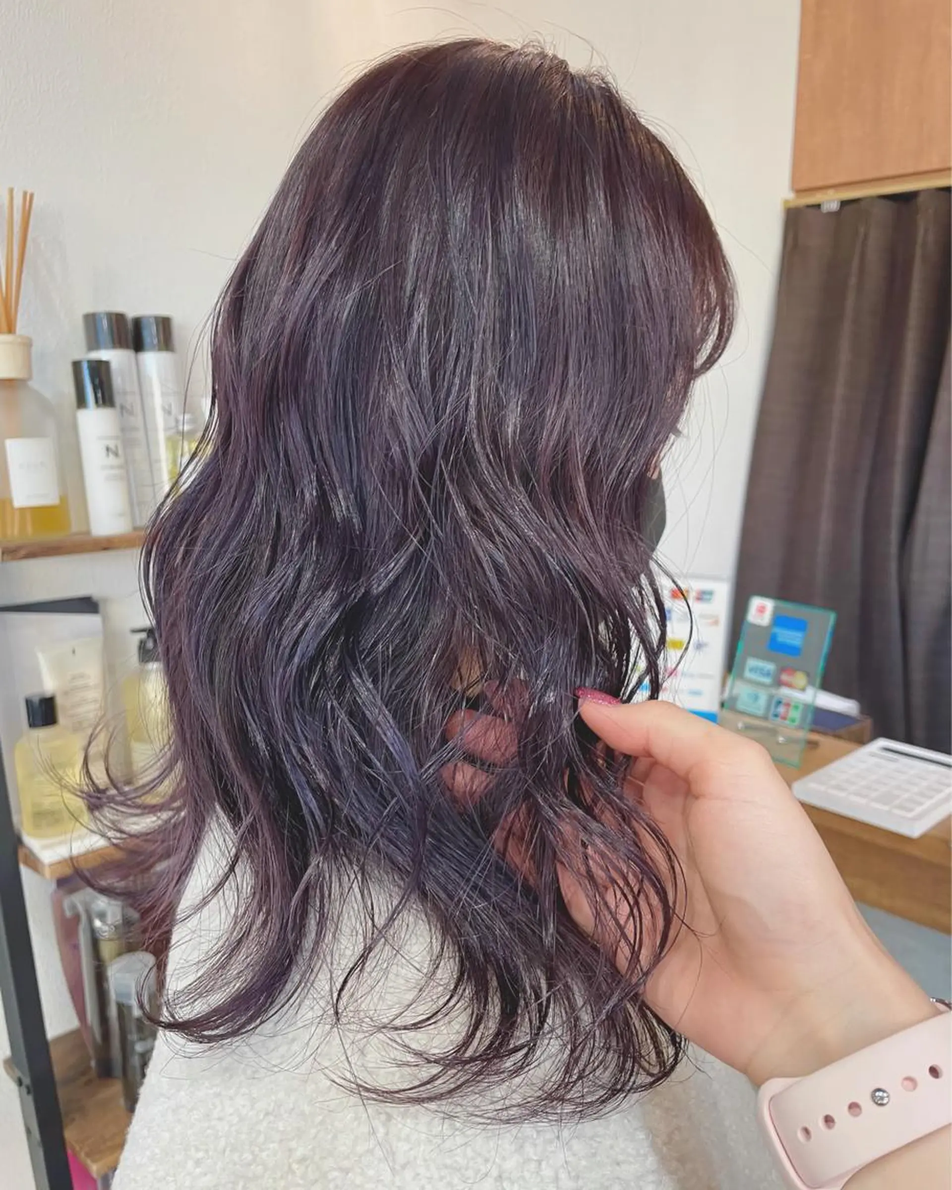 ロング カラー カラーモデル募集 吉原佳穂💗のヘアスタイル