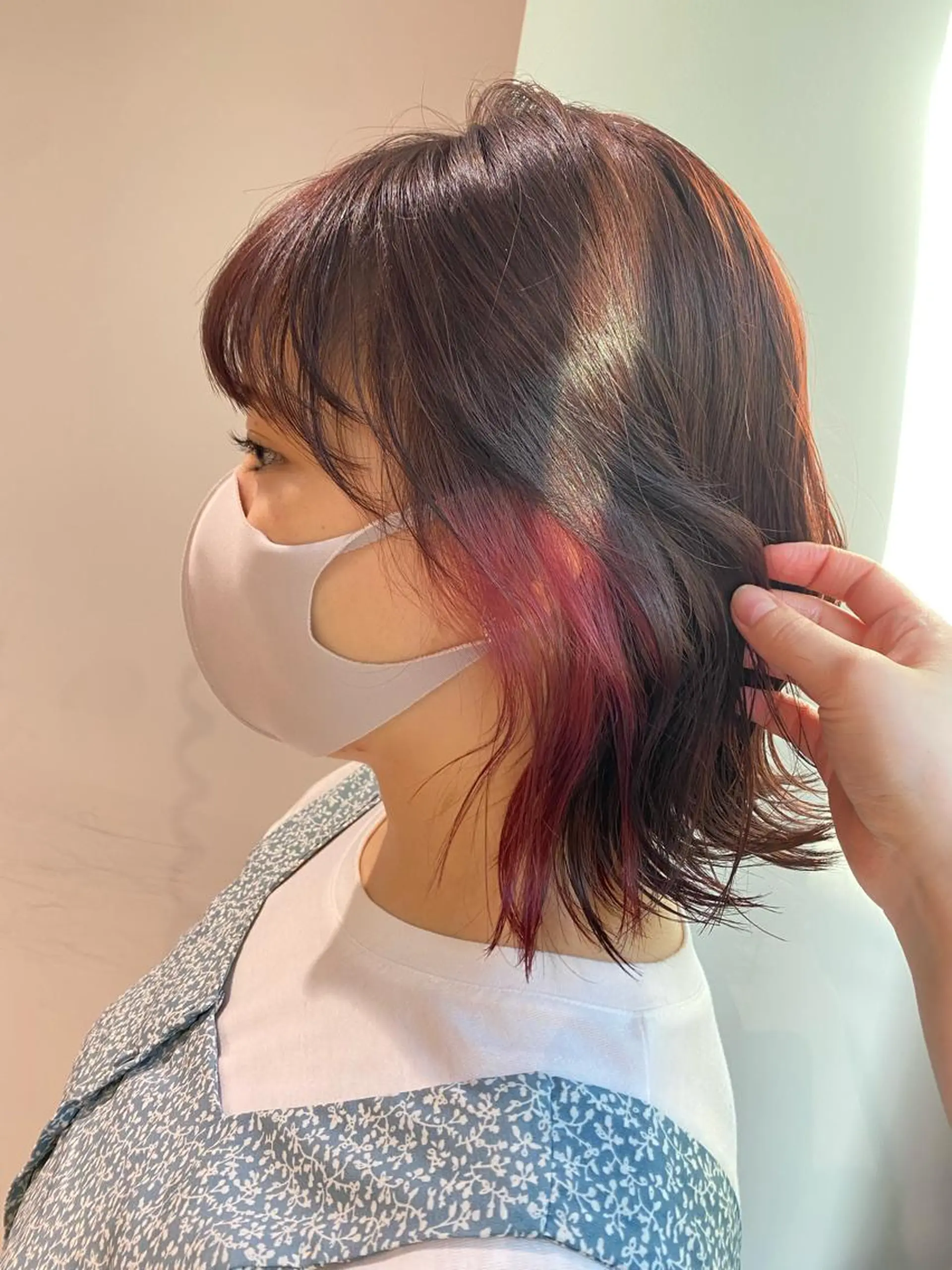 ミディアム GO TODAY SHAiRE SALON 原宿Stella店所属・𓍯柔らかhair 𓍯 yukinoのヘアスタイル