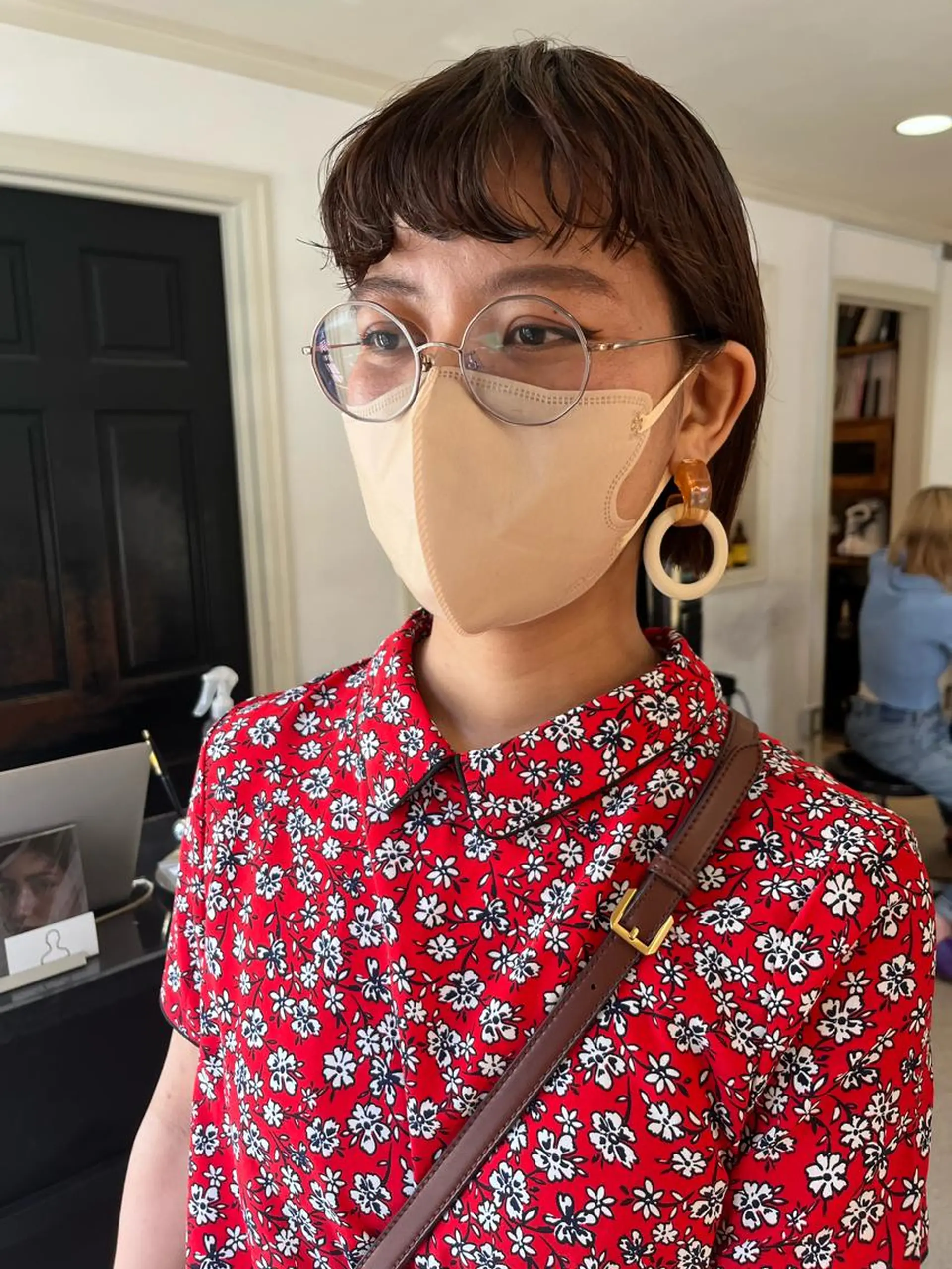 ショート カラー パーマ カット ヘアカラー パーマ NOUN所属・eri kinjoのヘアスタイル