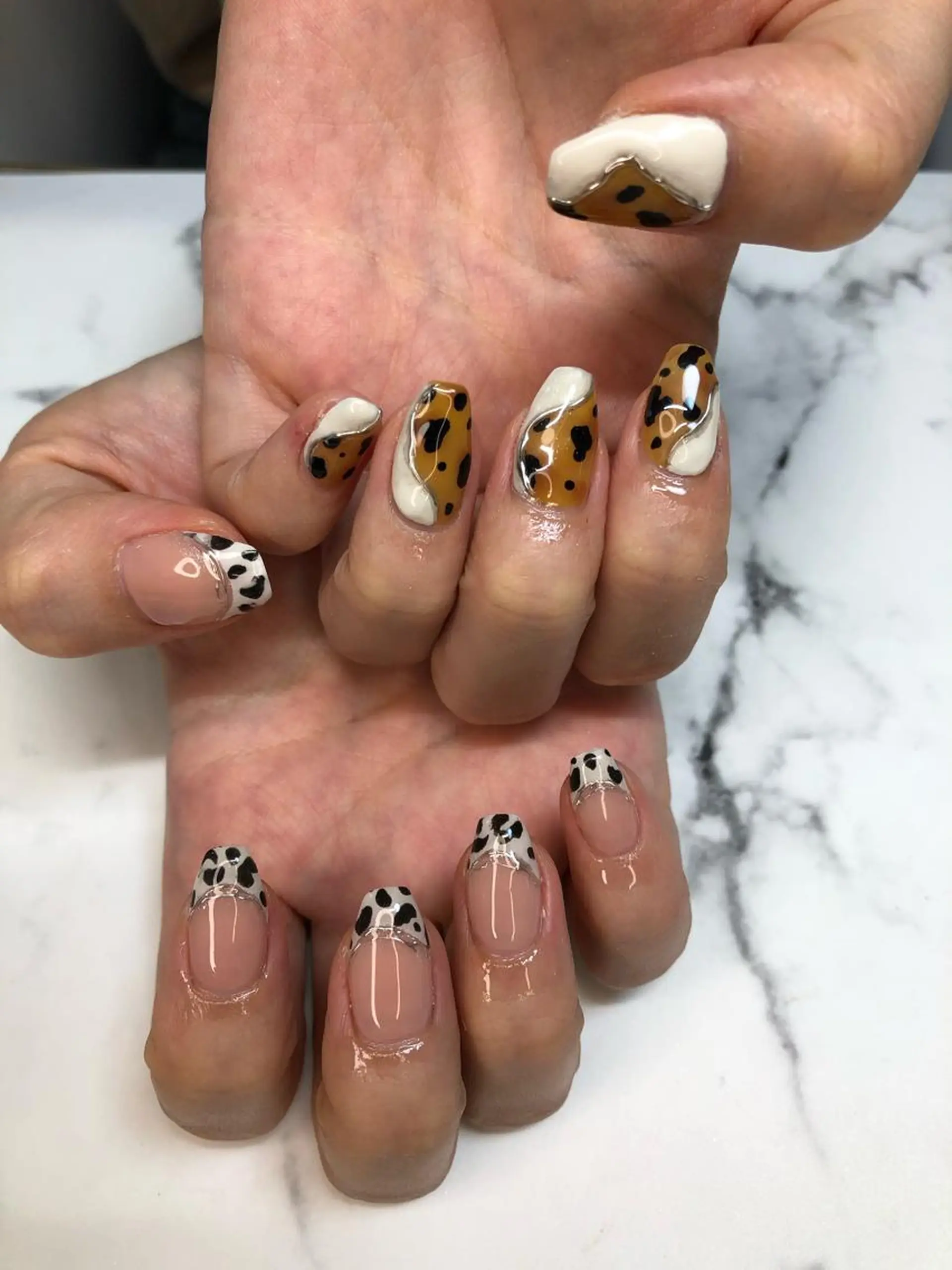 ネイル ハンドネイル BLANC machikoのネイルデザイン