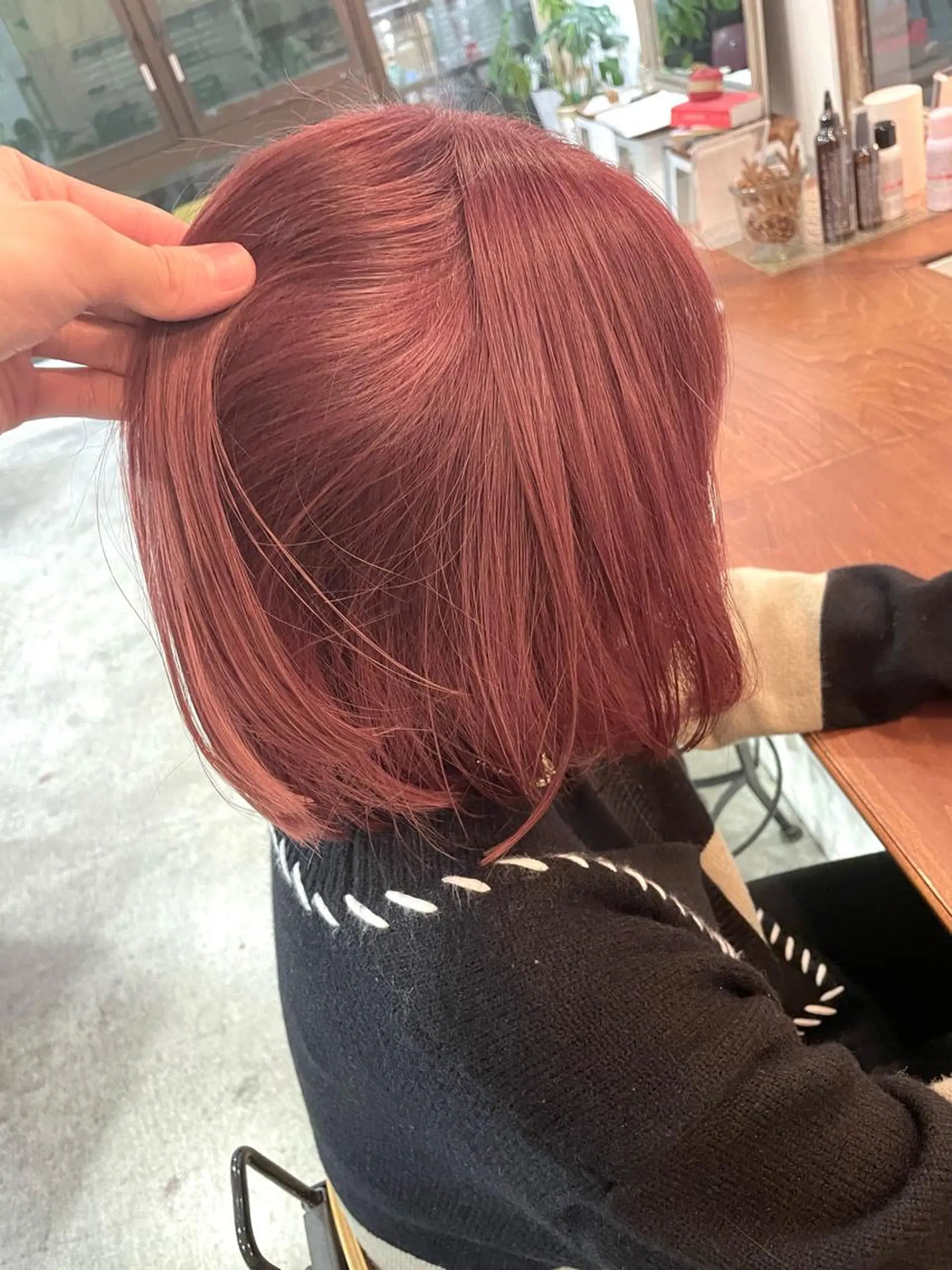 ショート カラー ヘアアレンジ カシス ピンクカラー ヘアカラー トリートメント ヘアセット 🎍カトウ ケイゴ🎍のヘアスタイル