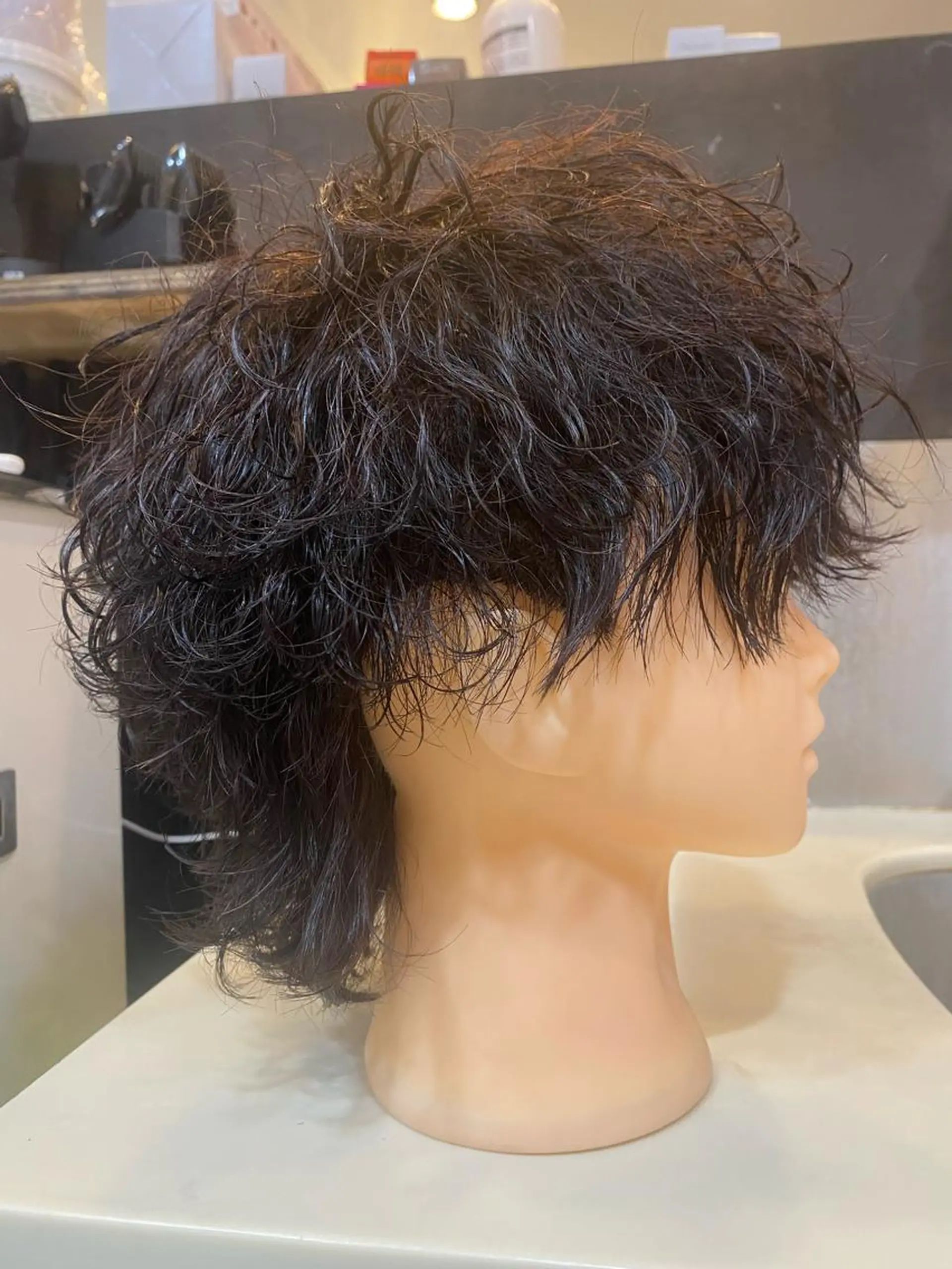 パーマ メンズ メンズパーマ メンズウルフカット ウルフカット 🦋透明感カラー🦋 CHIHARUのヘアスタイル