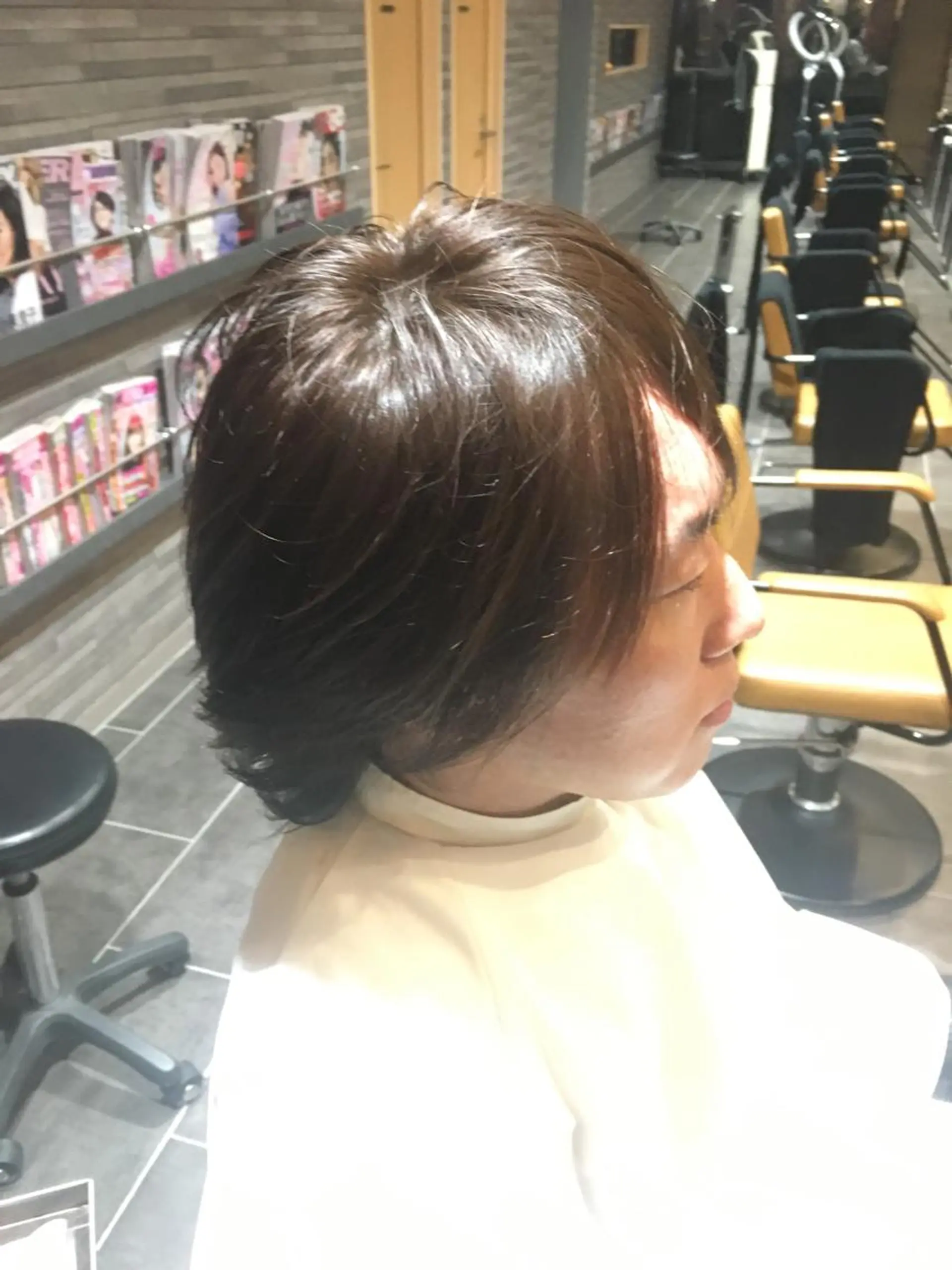 ミディアム メンズ 吉村 周馬のヘアスタイル