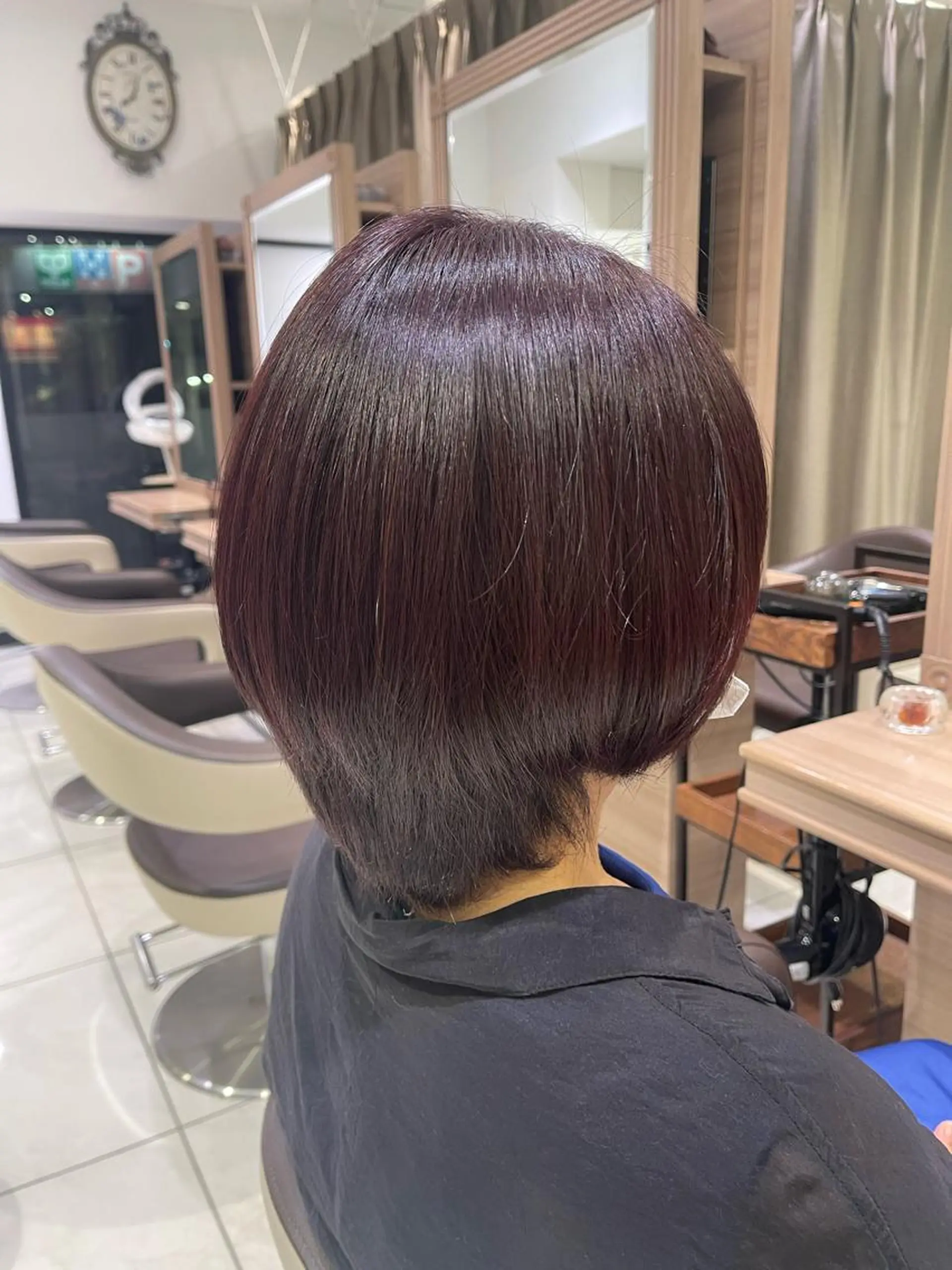 ショート カラー ヘアカラー トリートメント ヘアセット 艶カラー みゆう🎀のヘアスタイル