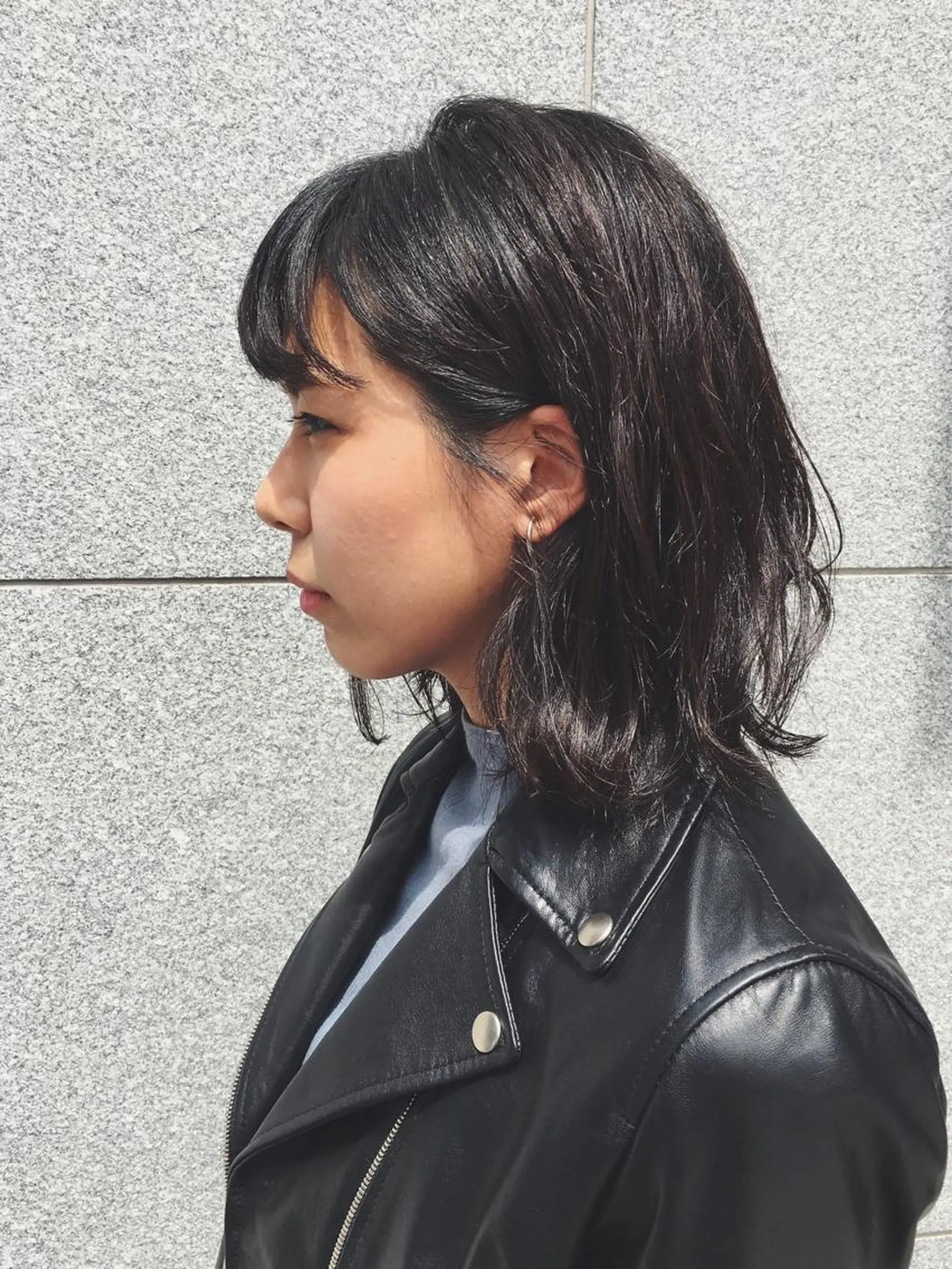 ミディアム カラー パーマ ヘアアレンジ 酒井 麻里のヘアスタイル