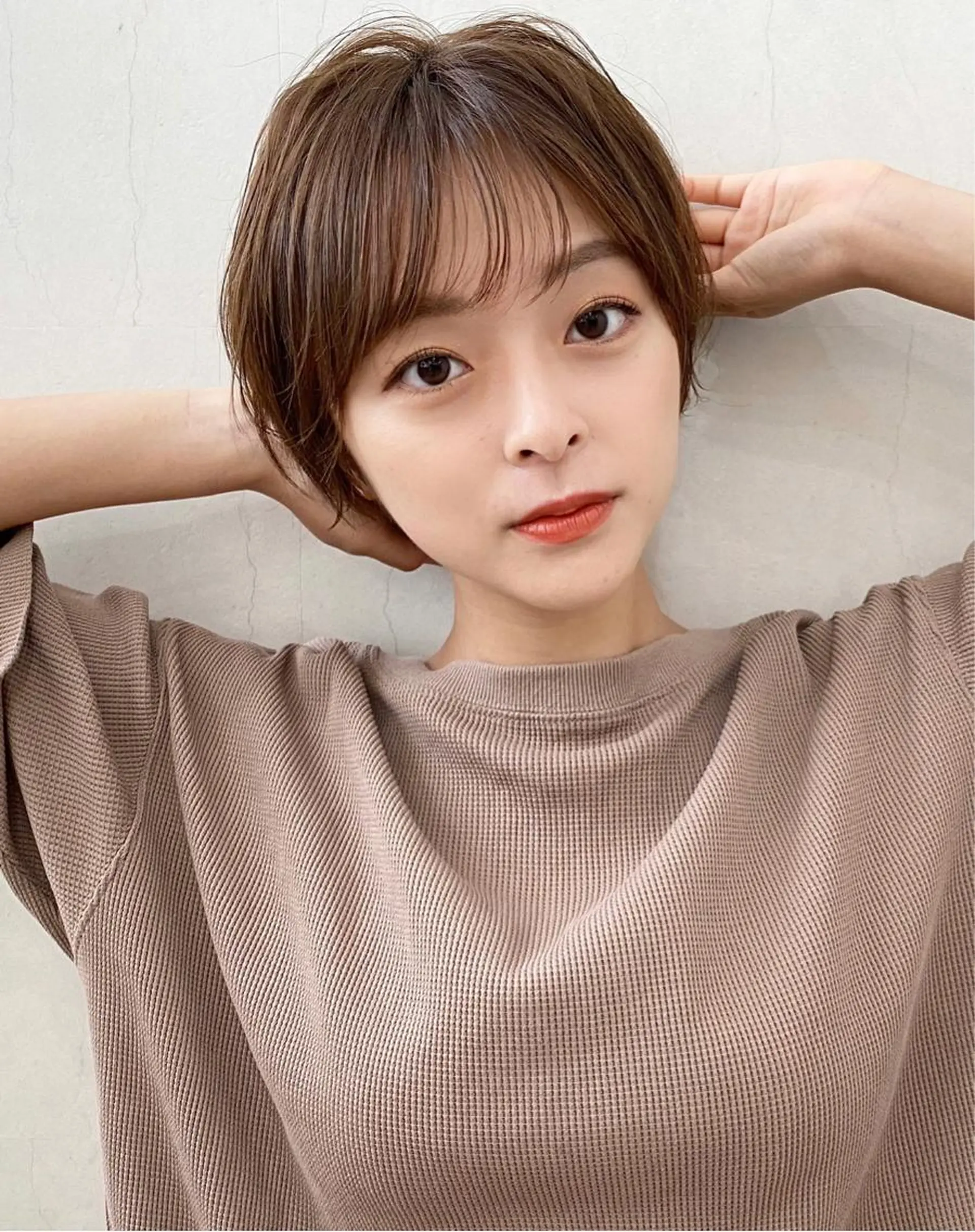 ショート カット パーマ 中山 丈也のヘアスタイル