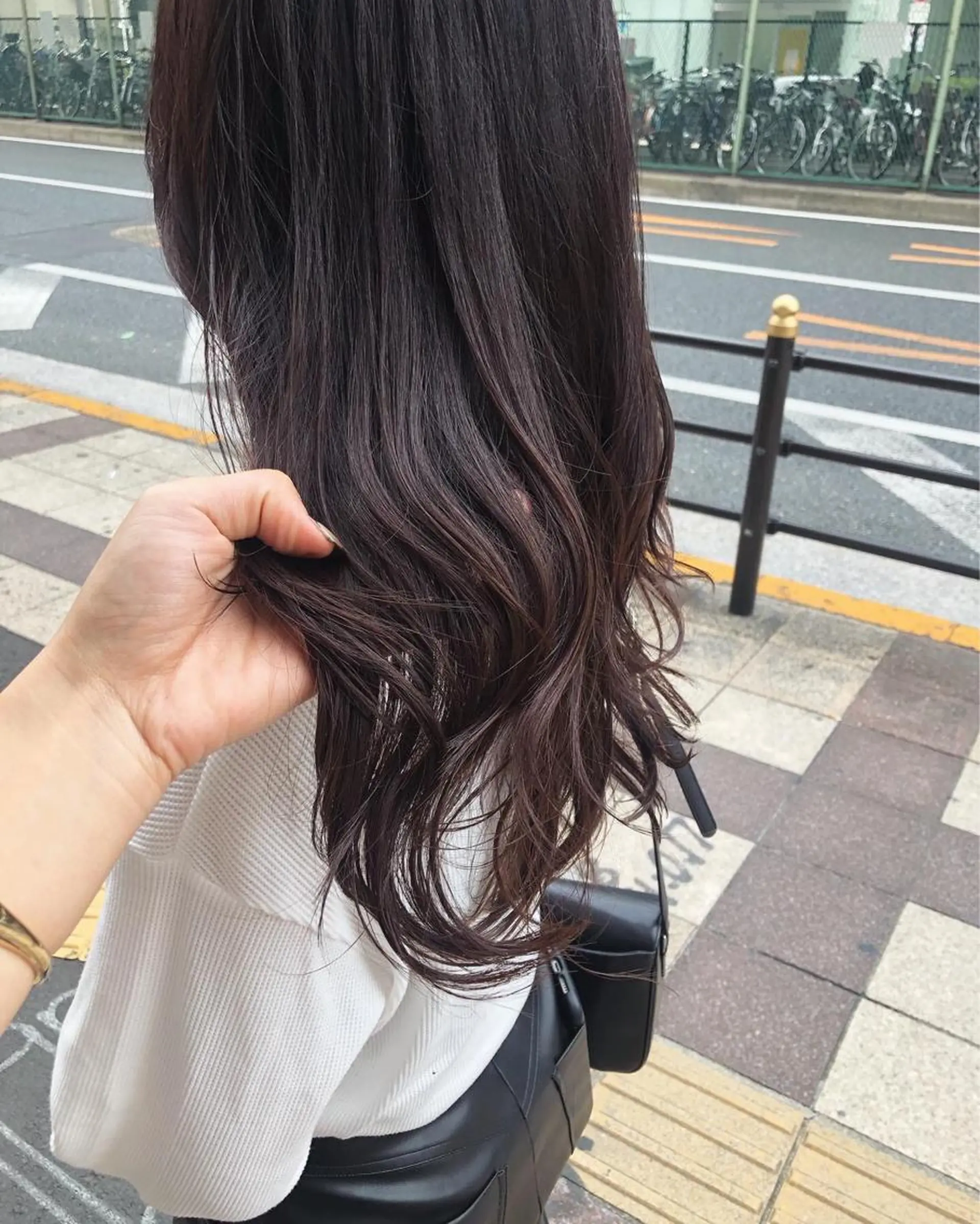 ロング カラー ヘアアレンジ ブラウンカラー ココアブラウン 髪質改善 レイヤーカット カット ヘアカラー トリートメント 酸性縮毛矯正🧴韓国 レイヤー/髪質改善のヘアスタイル