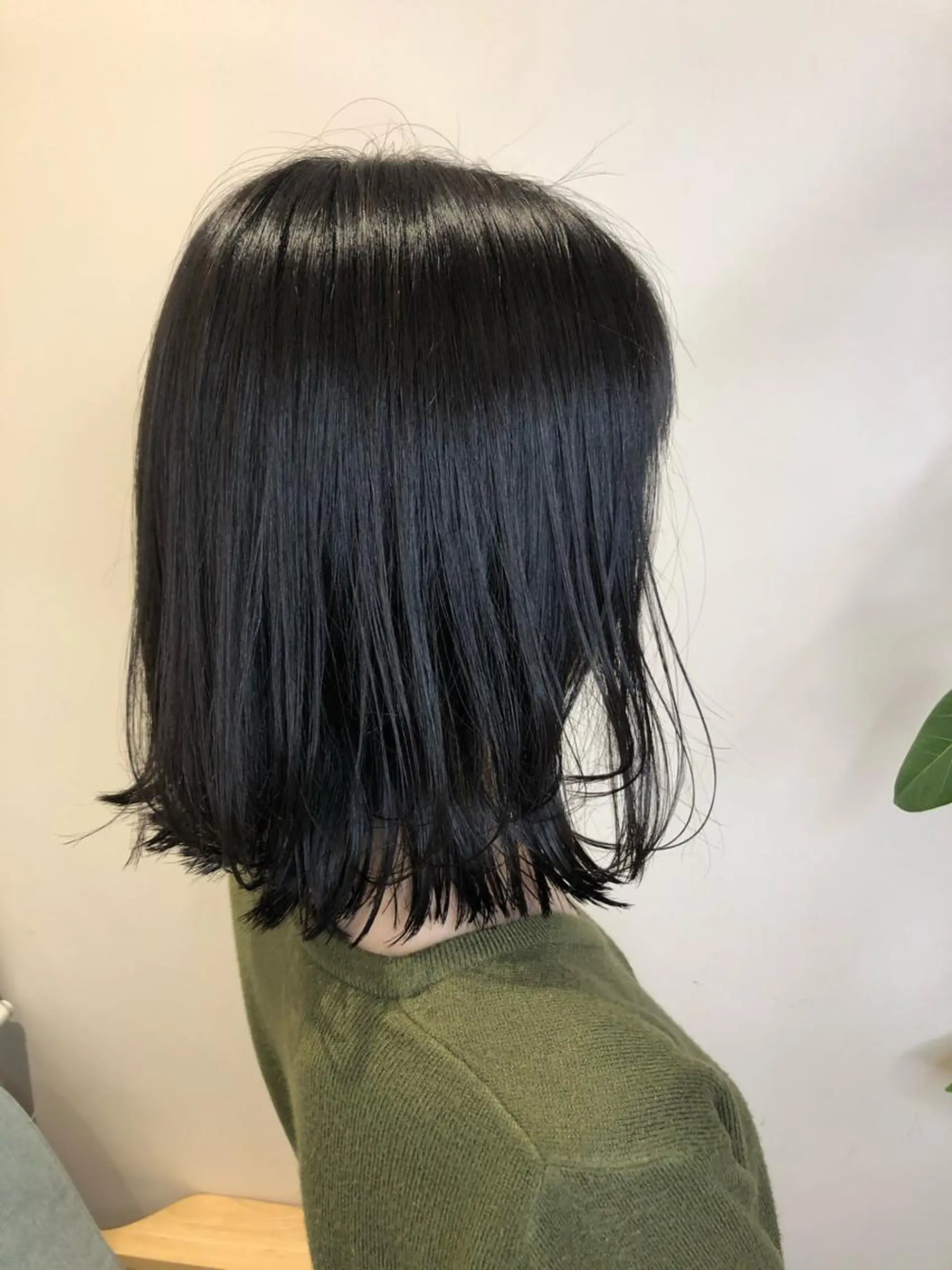 ミディアム レイヤー/韓国/ボブ 縮毛矯正/畠中ケントのヘアスタイル