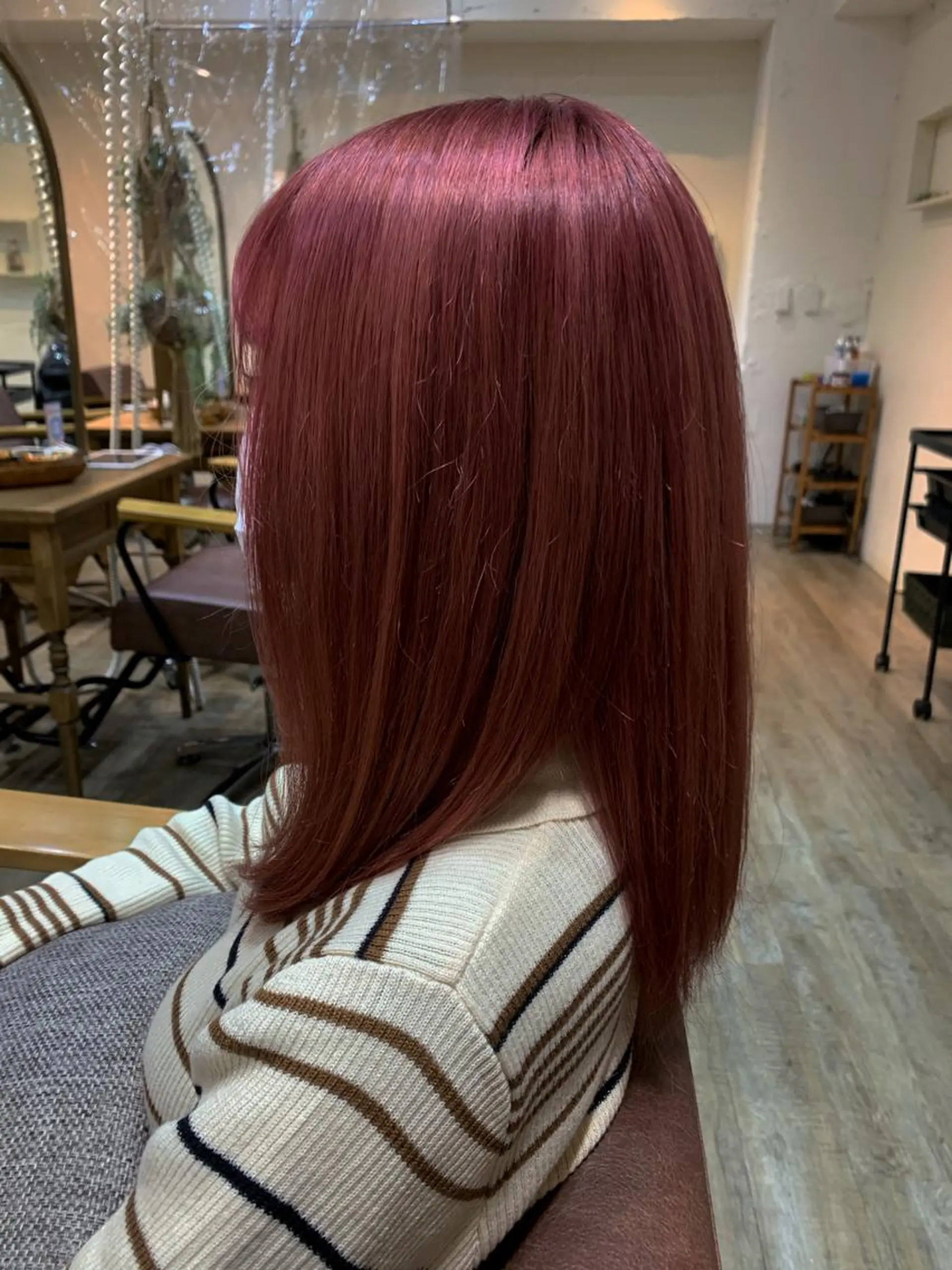 ミディアム カラー 巻ける縮毛矯正✨ 木下晴一朗✨のヘアスタイル