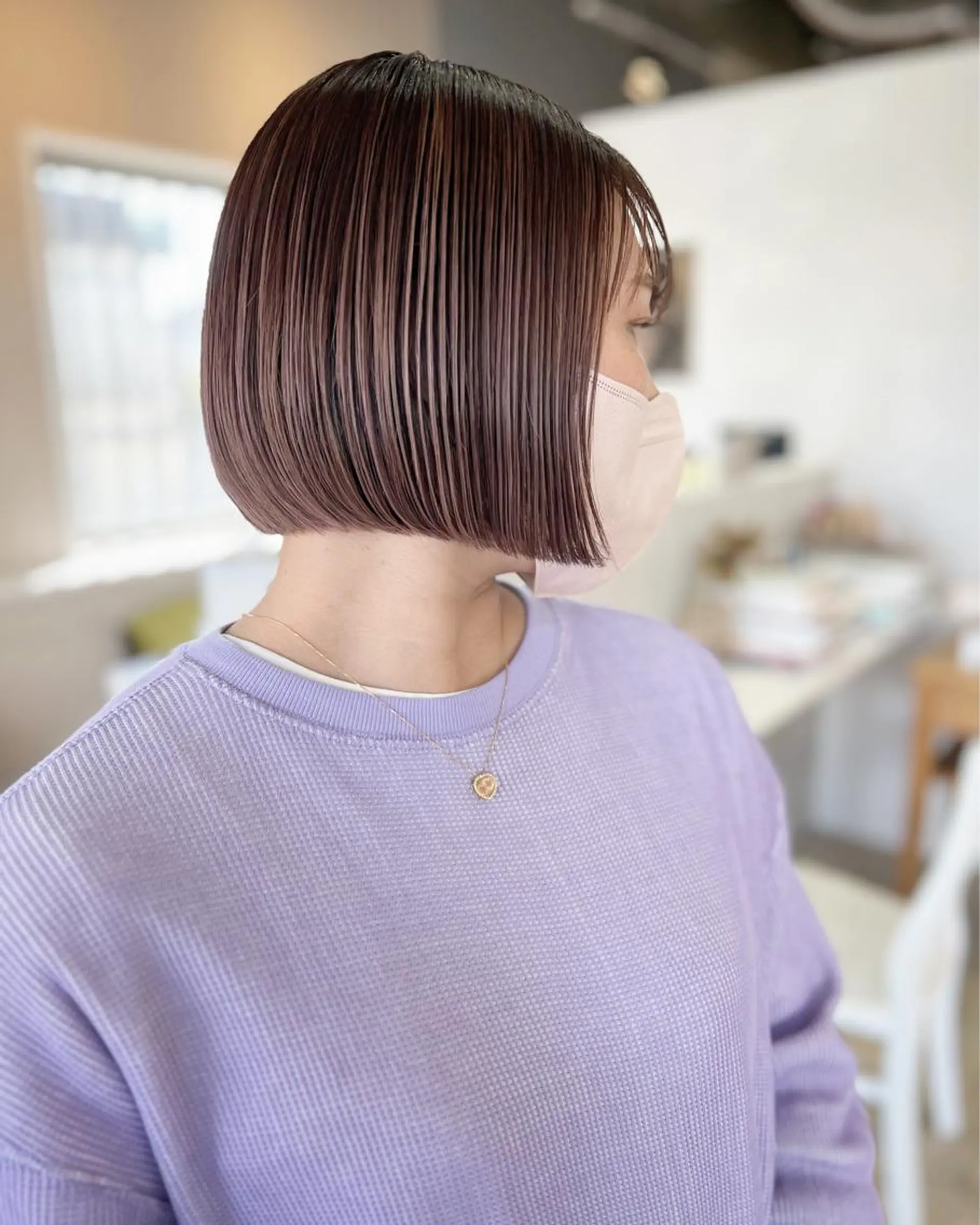 ショート カラー ボブ テトネ タカシのヘアスタイル