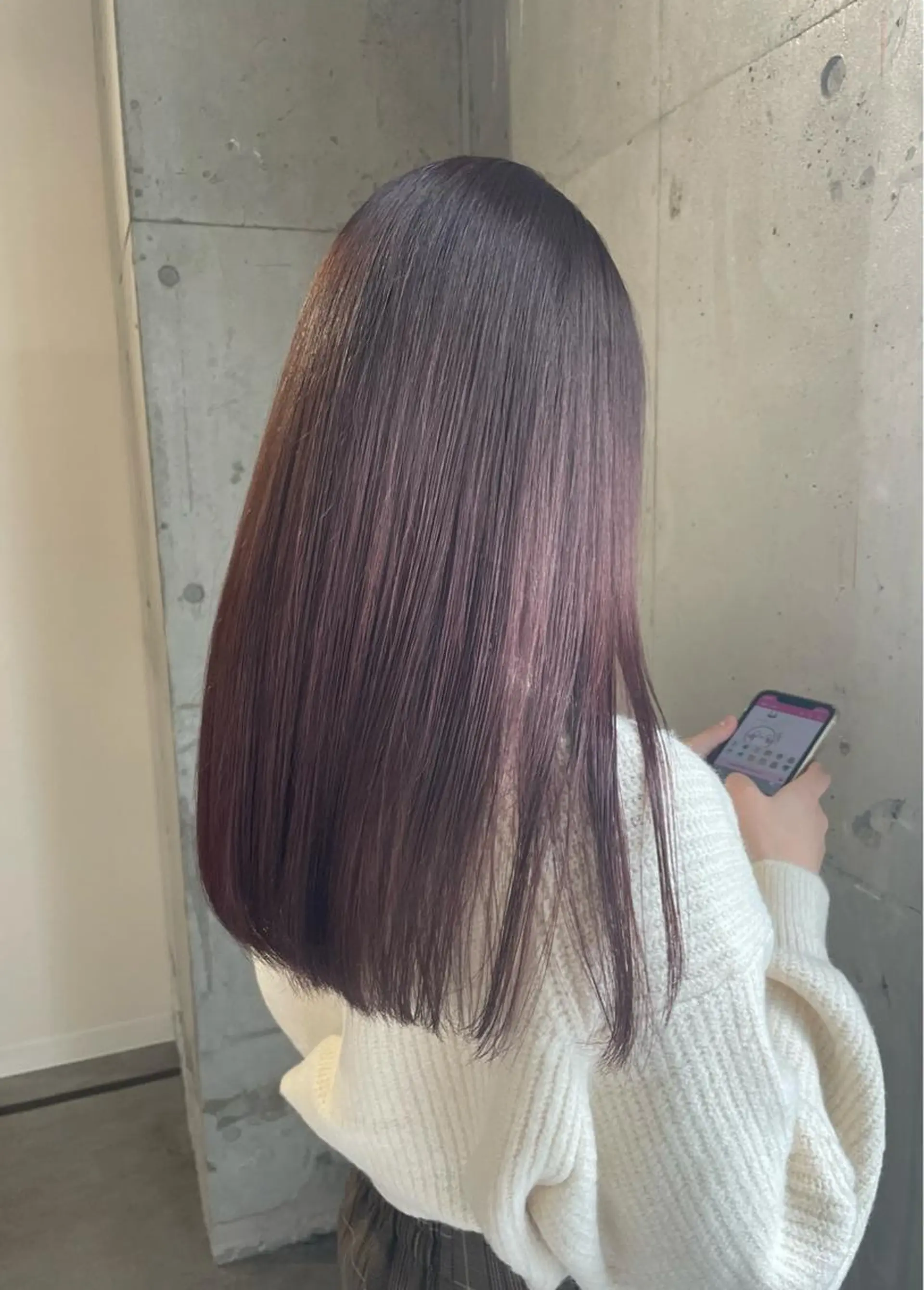 ロング カラー 縮毛矯正 lani hair salon所属・SHOTO ハイトー ン/デザインカラーのヘアスタイル