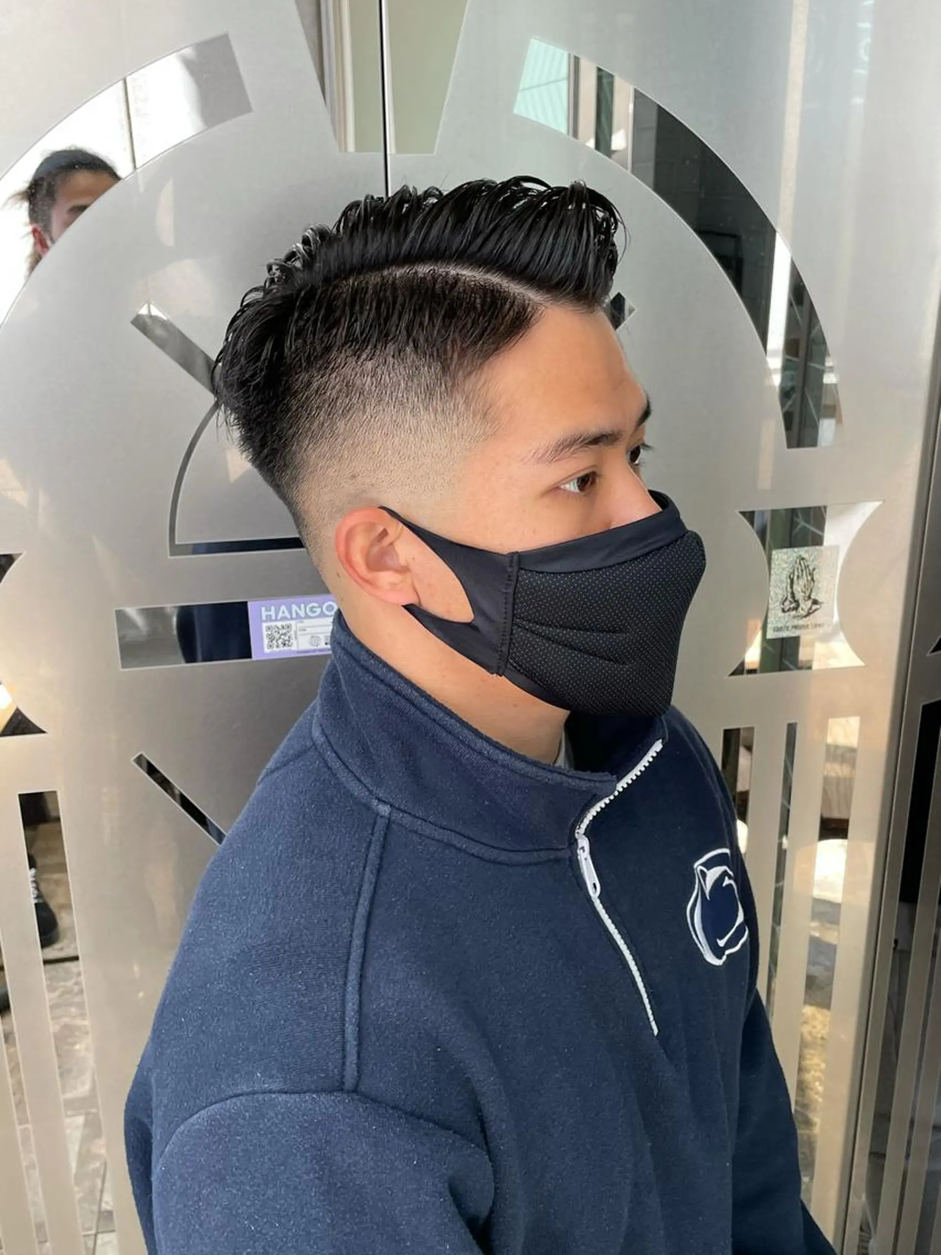 パーマ メンズ フェードカット スキンフェード Le'a所属・渋谷/フェード/ 國分 翔のヘアスタイル