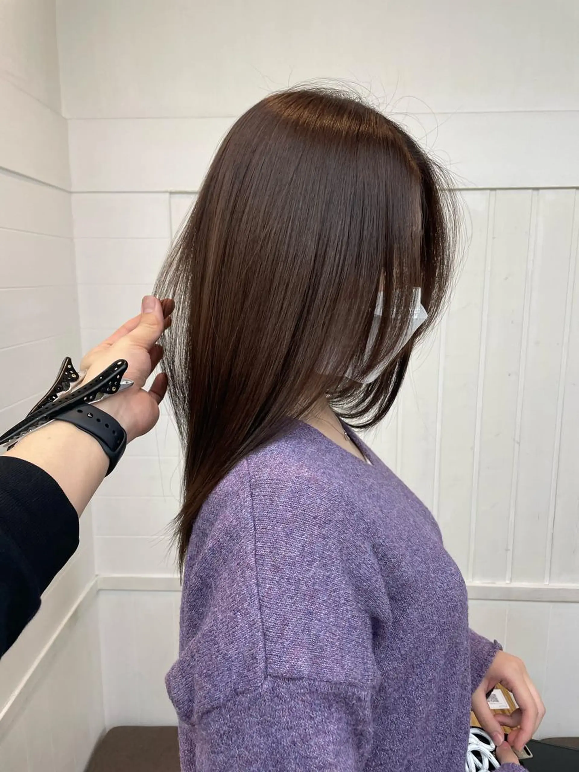 ミディアム カラー HIKARU副店長/ ✨️髪質改善のヘアスタイル