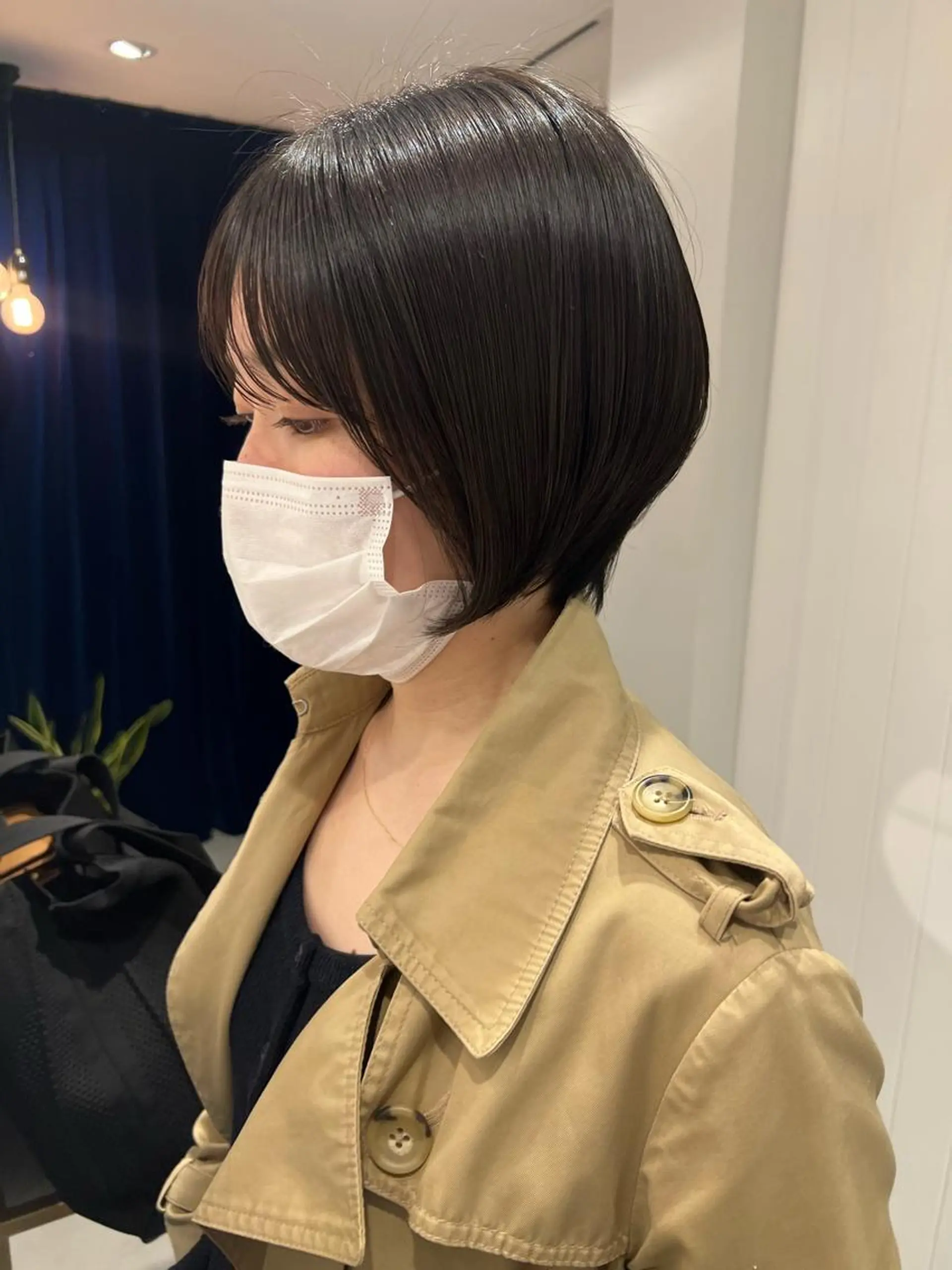 ショート カット 縮毛矯正 トリートメント 上原 みちるのヘアスタイル