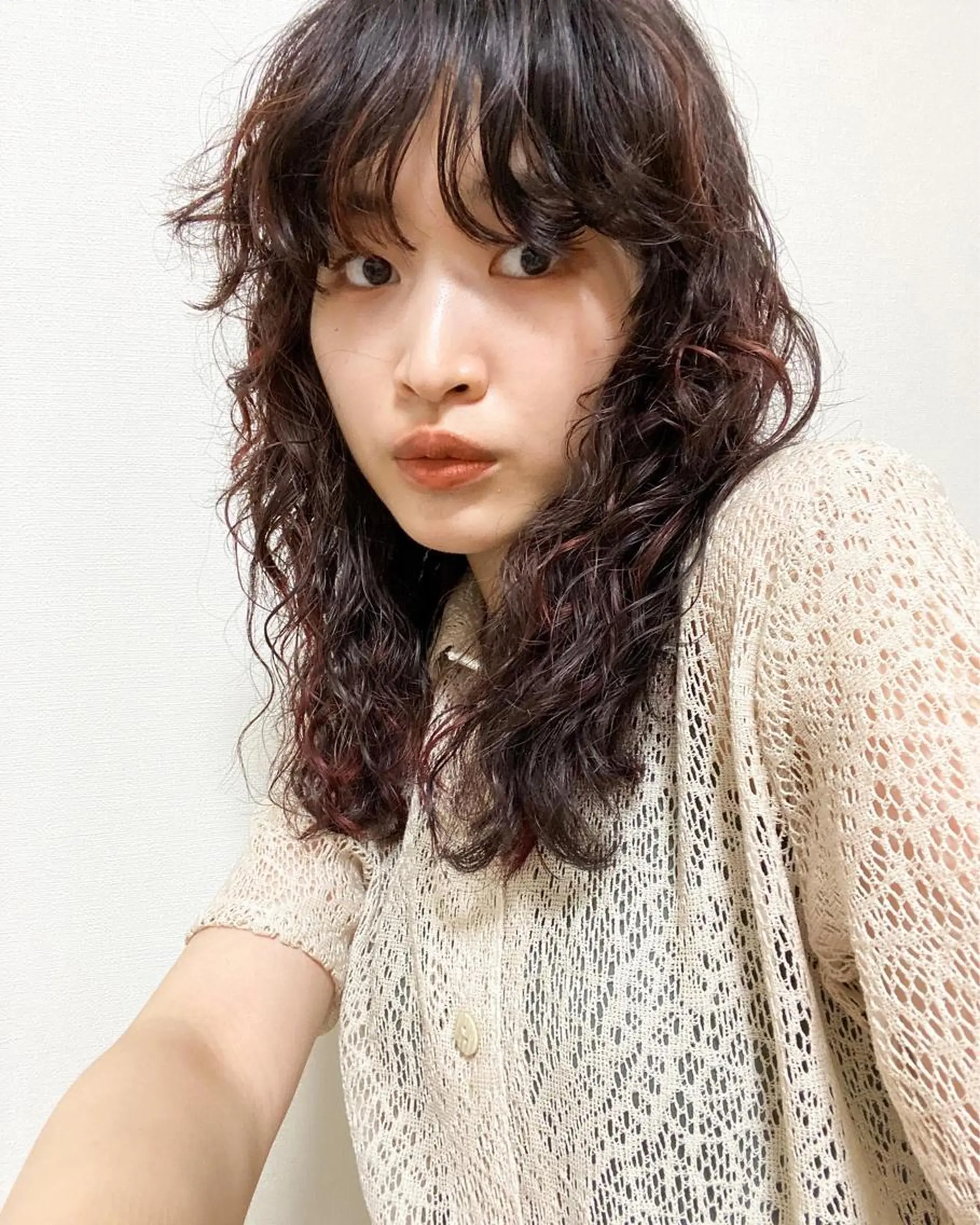 ロング カラー パーマ ヘアアレンジ メンズ キッズ ネイル マツエク・マツパ パーマスタイル🔅 sayacaのヘアスタイル
