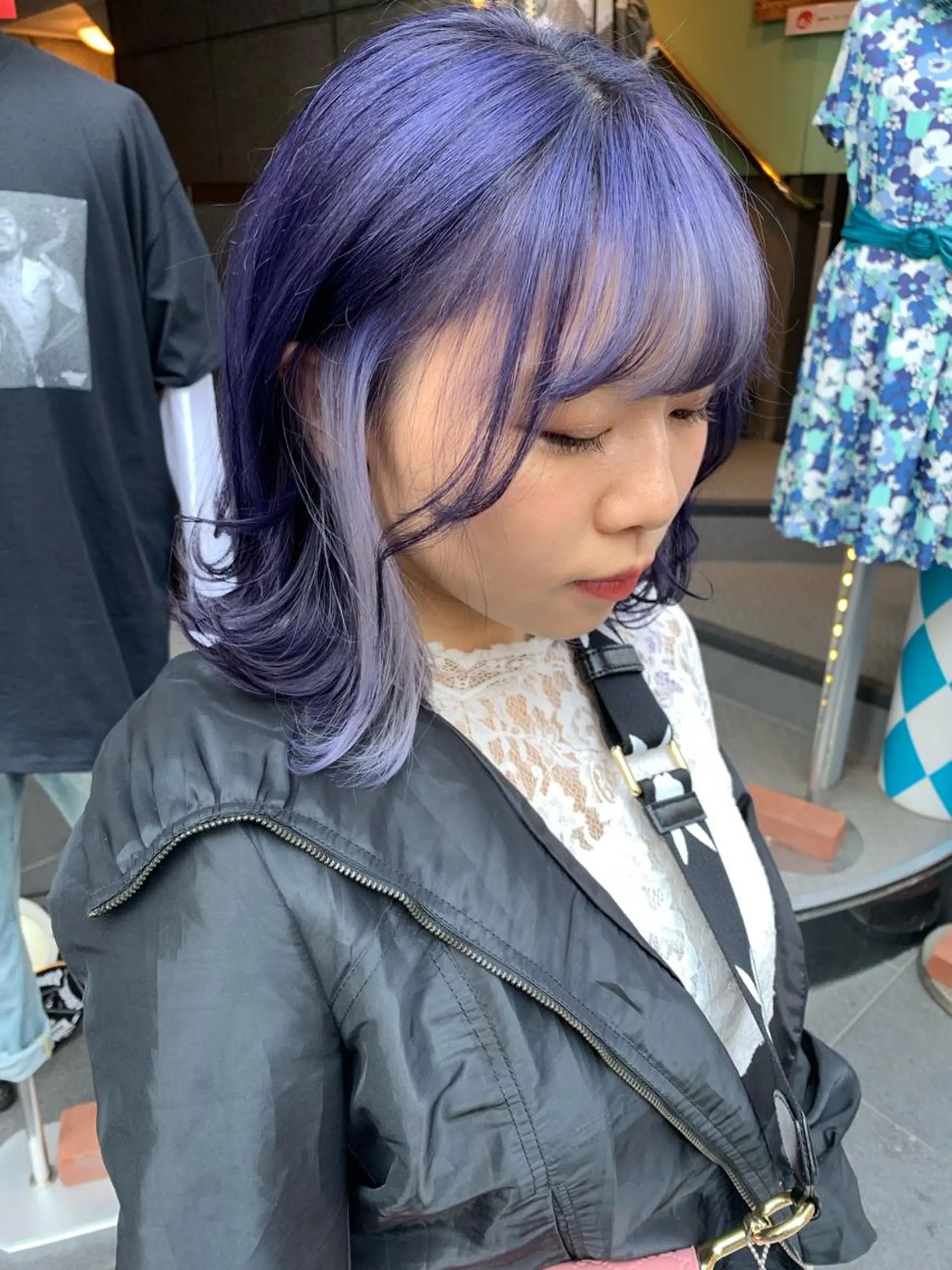 ミディアム カラー ピンクベージュ/新潟 万代/高橋桃葉🍑のヘアスタイル