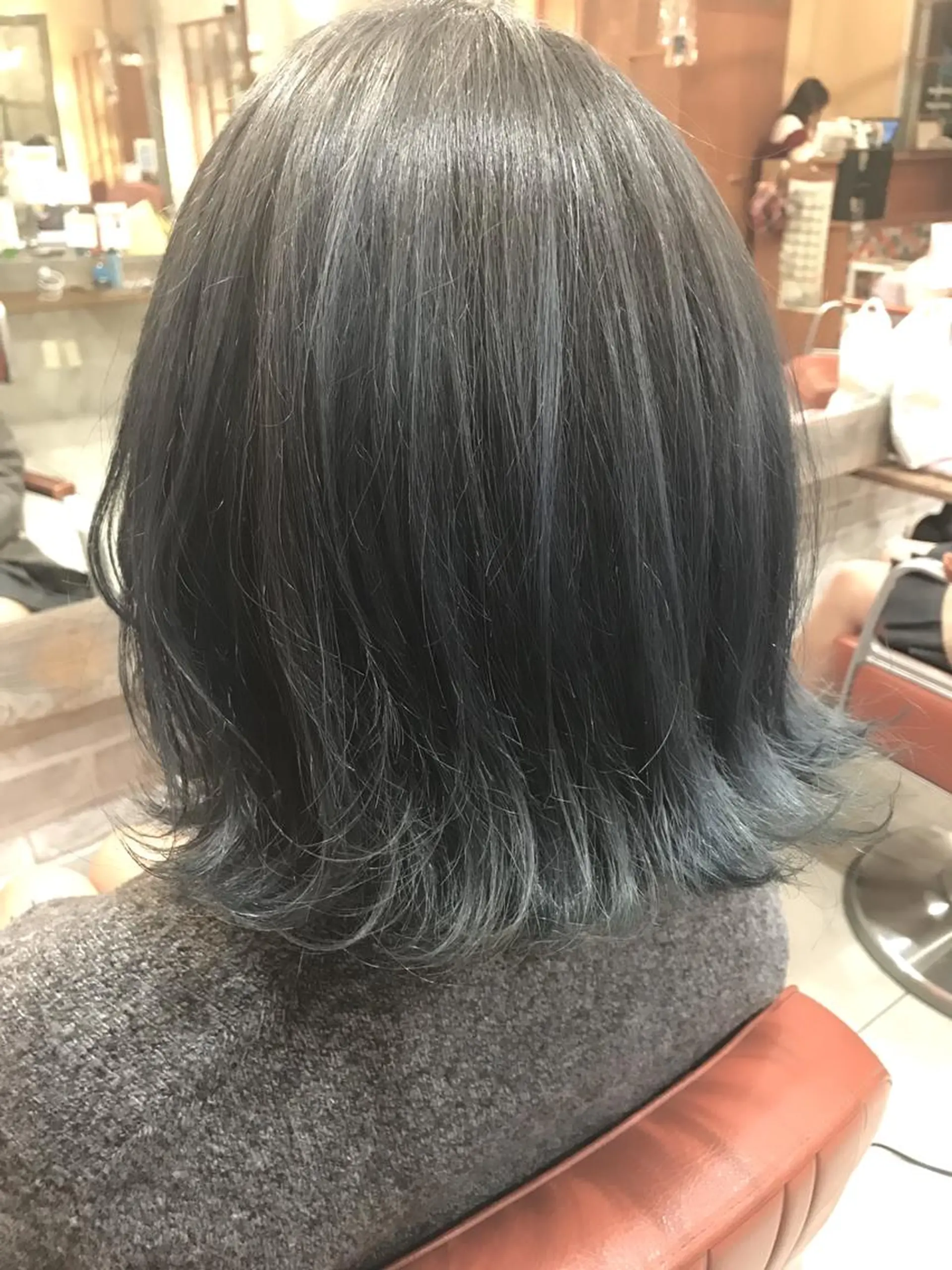 ミディアム カラー パーマ ヘアアレンジ 結婚式・ブライダル ミディアムパーマ ボブ くせ毛 外国人風カラー 増子 幹樹のヘアスタイル