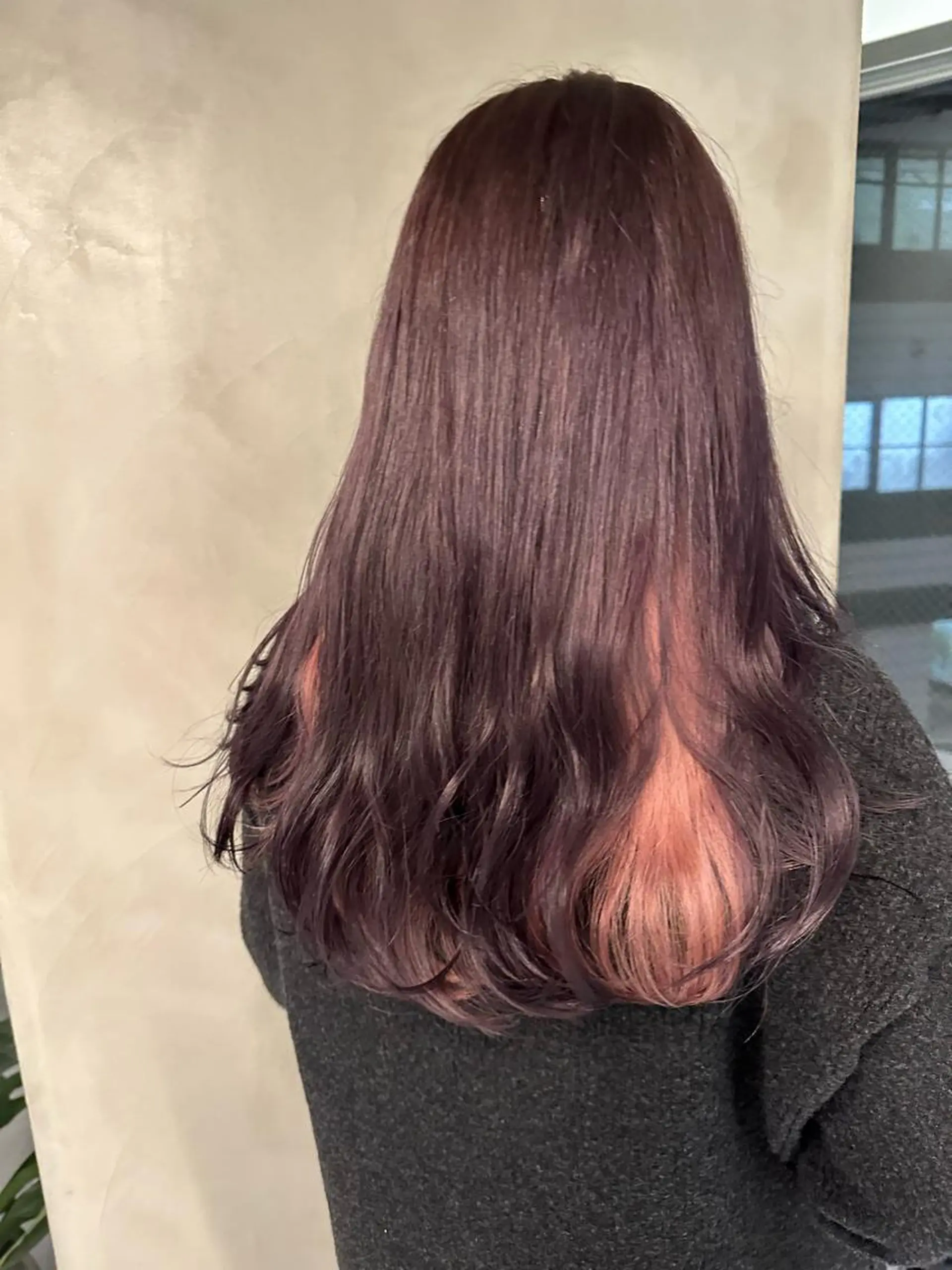 ロング カラー ヘアアレンジ インナーカラー ヘアカラー トリートメント ヘッドスパ ヘアセット オリーブ透明感カラー 表参道/MIKUのヘアスタイル