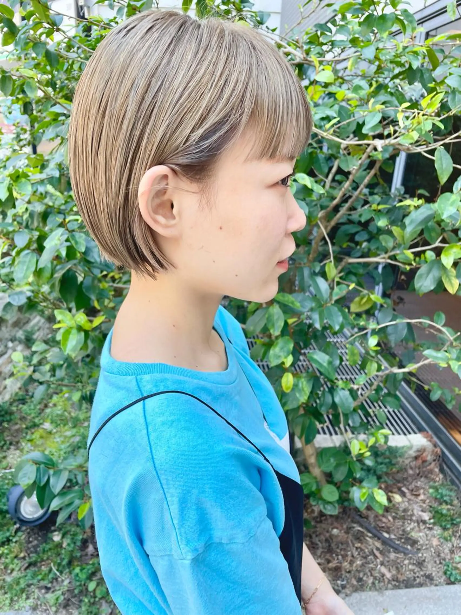 ミディアム カラー パーマ ヘアアレンジ メンズ キッズ ネイル マツエク・マツパ ベージュカラー ボブ カット ヘアカラー トリートメント tatsumi/ボブ ウルフ/レイヤーのヘアスタイル