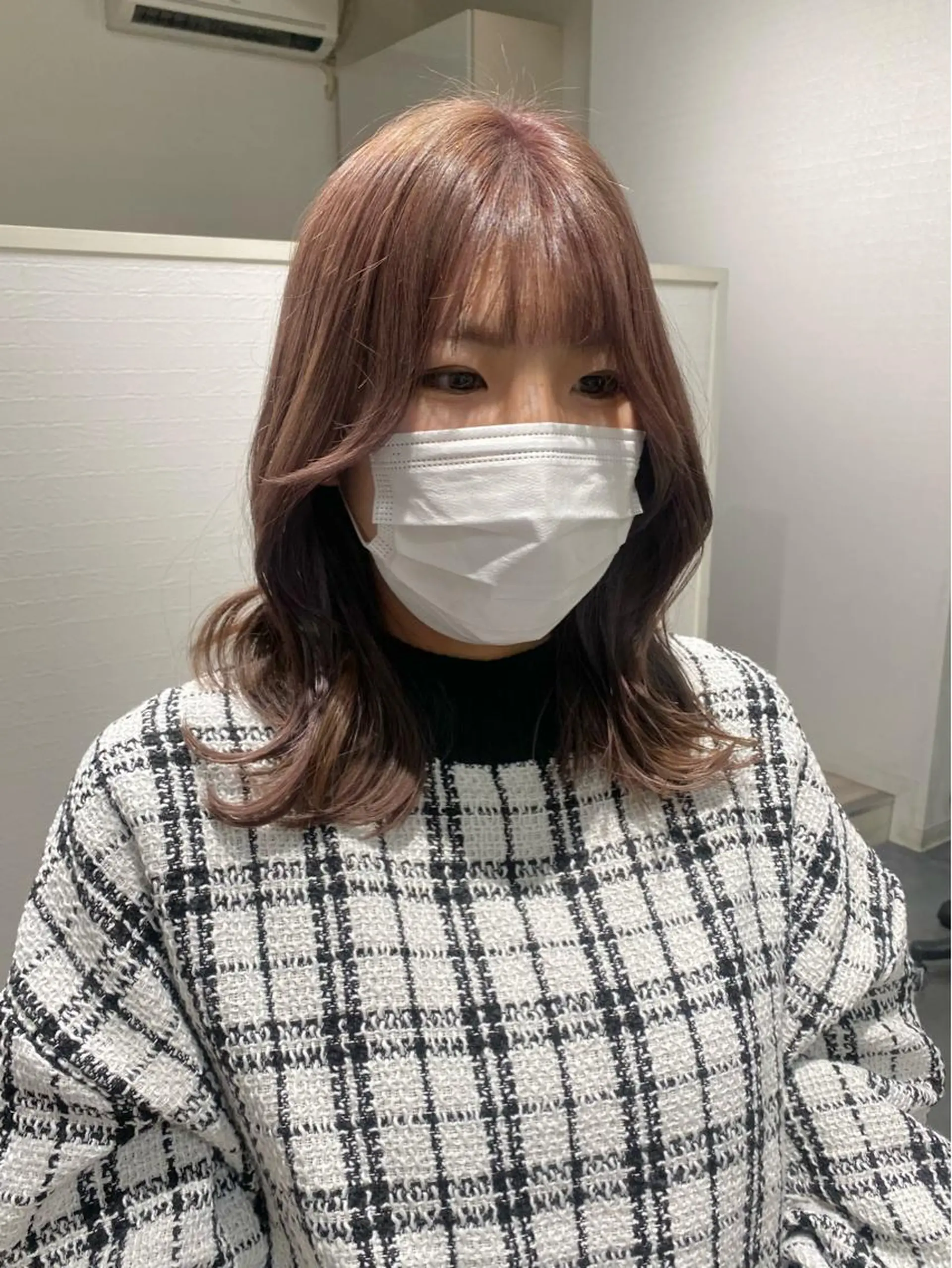 セミロング 中尾 未来/艶カラー /カットモデルのヘアスタイル