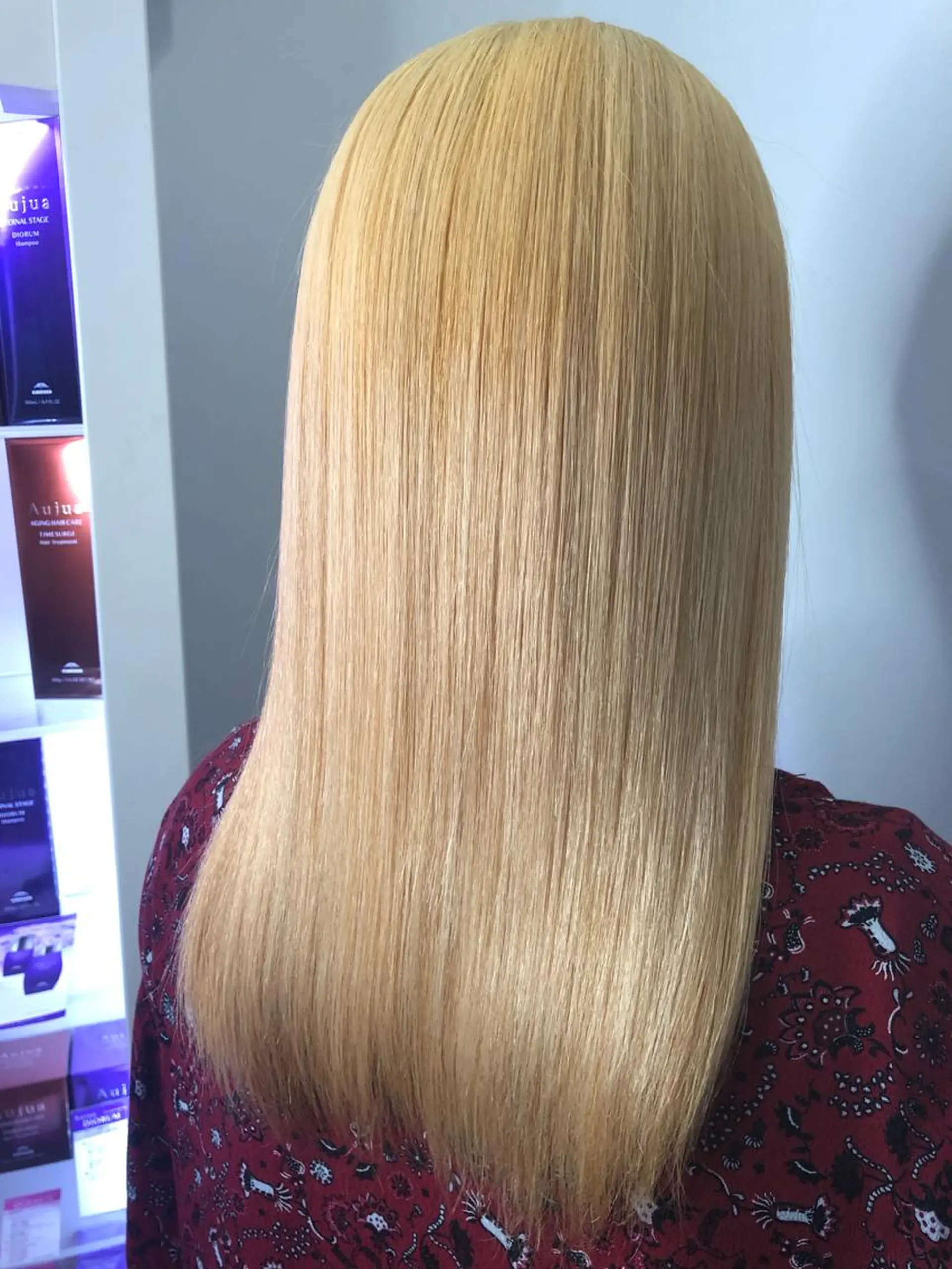 セミロング ヘアカラー トリートメント 🧸プルエクステ❤︎ ネイルKAO🧸のヘアスタイル