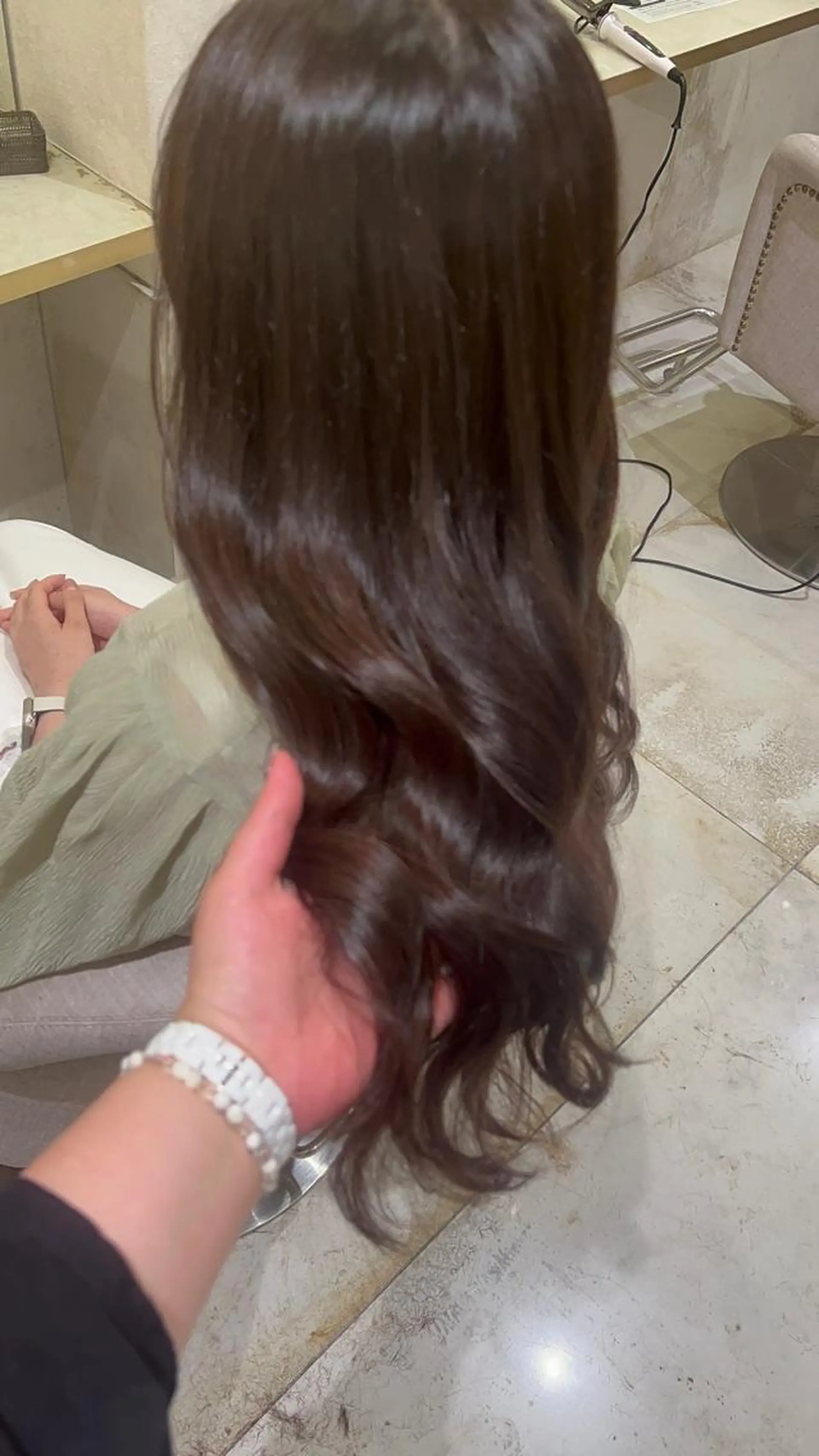 ロング カラー カット ヘアカラー トリートメント CIEL天六店 三上春のヘアスタイル