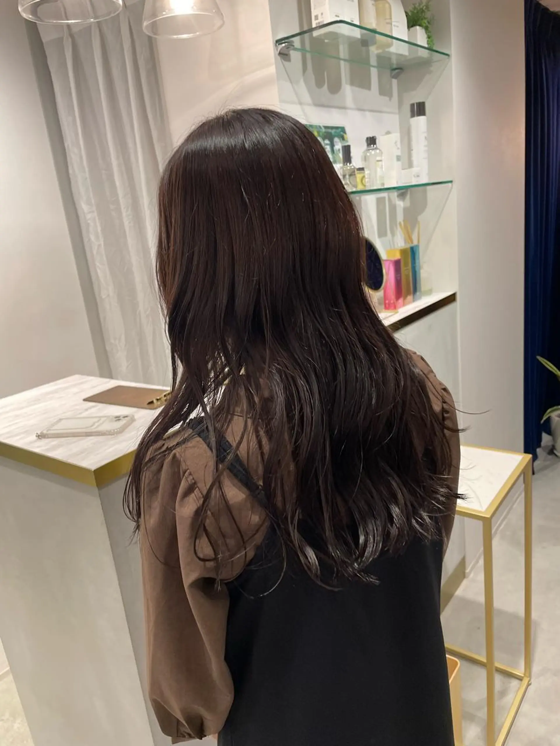 ロング カラー 伊藤 まみのヘアスタイル