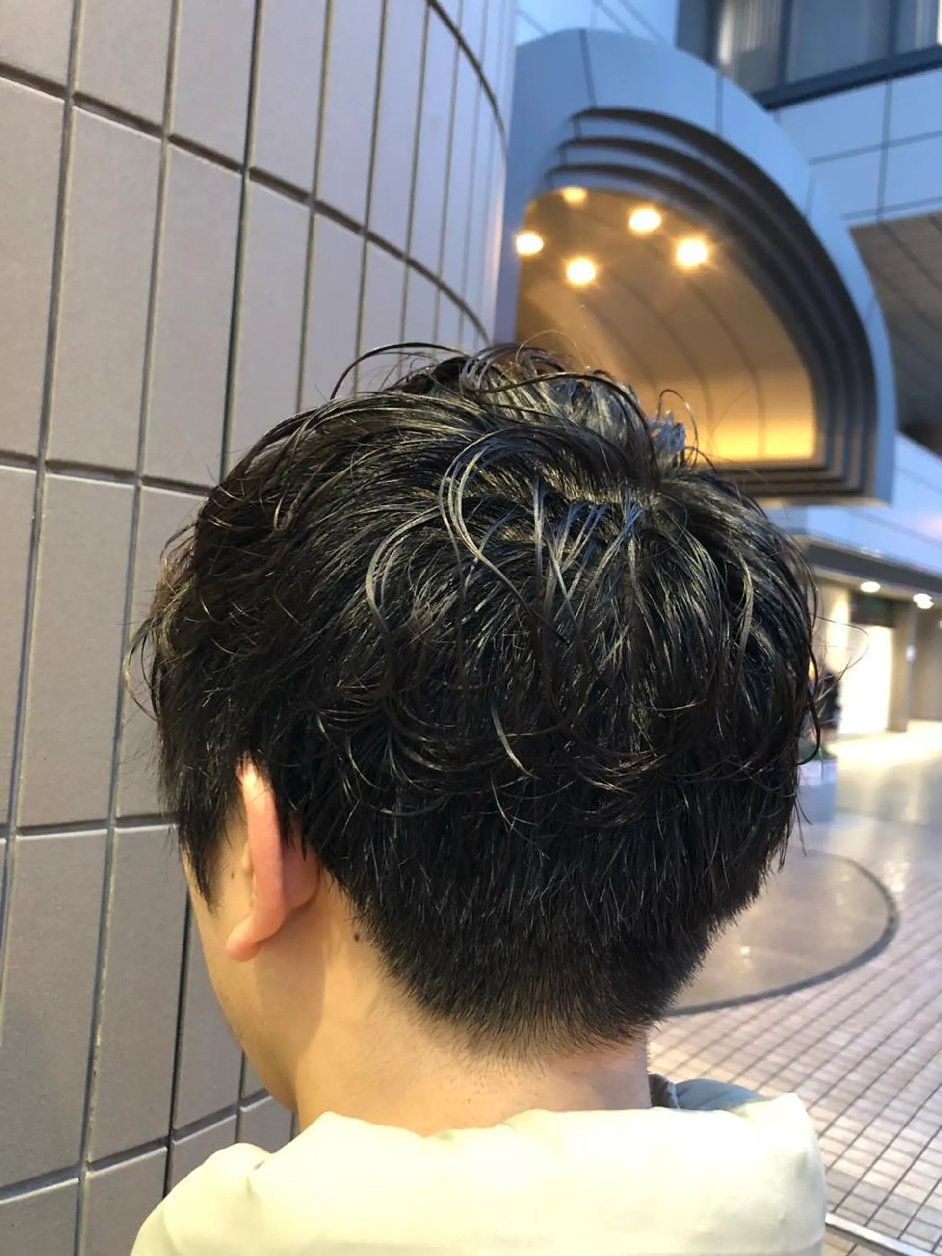 パーマ メンズ メンズパーマ カット パーマ トリートメント SHAFT Ieiriのヘアスタイル