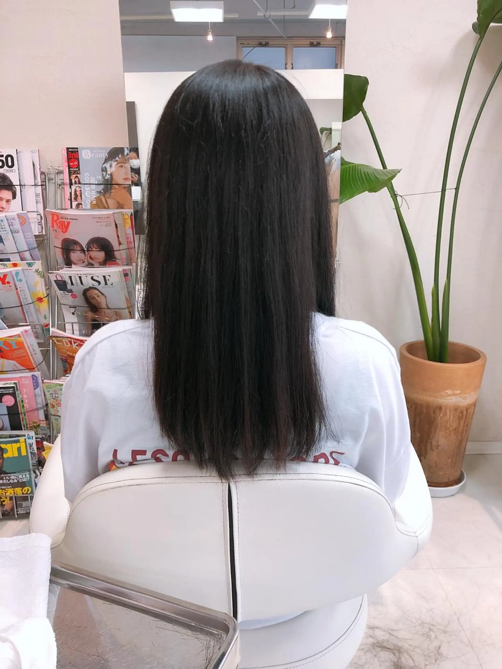 ミディアム カット トリートメント 阿部 美咲のヘアスタイル