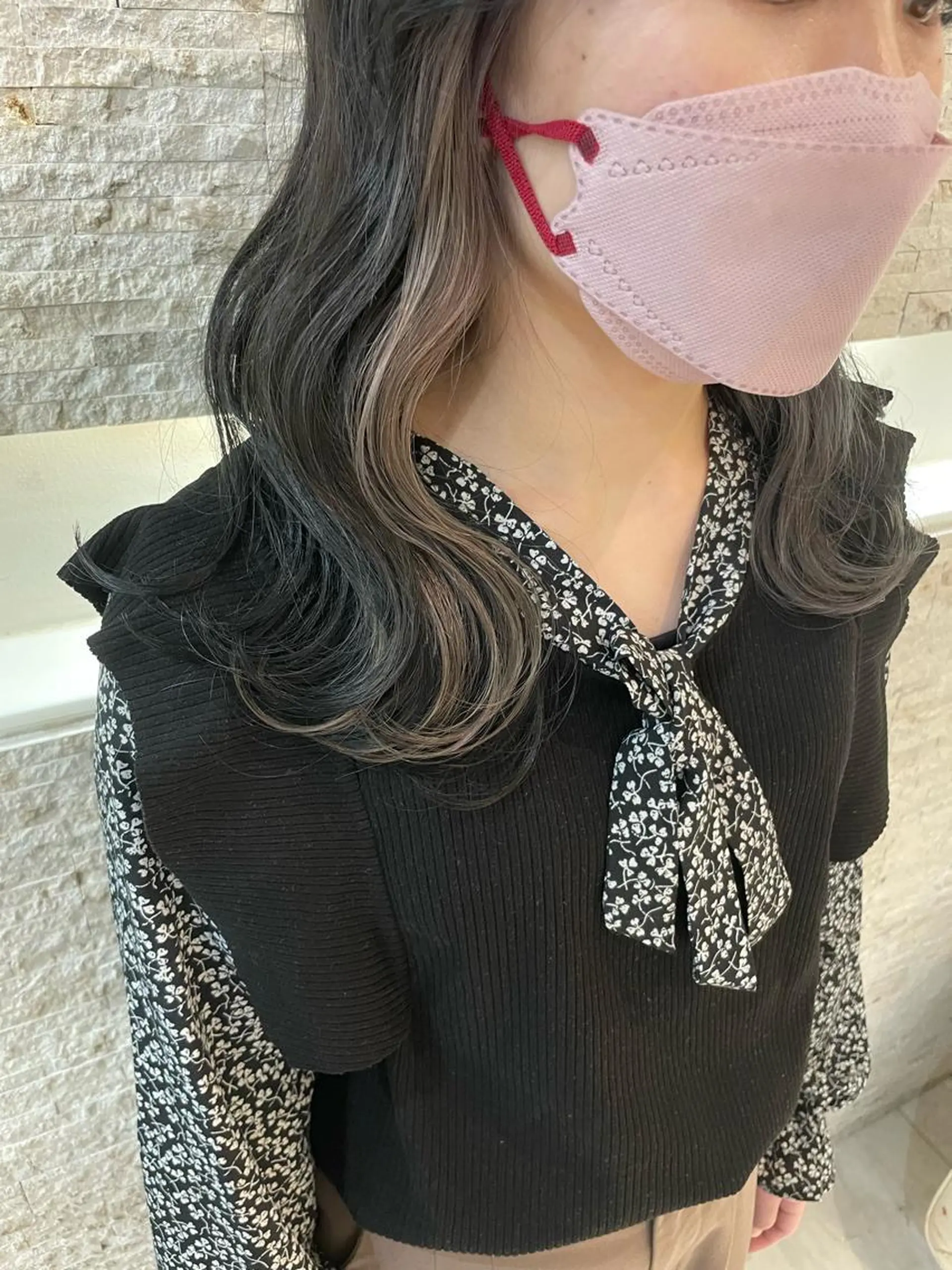 セミロング 🌹門奈🌹髪質改善 /透明感カラーのヘアスタイル