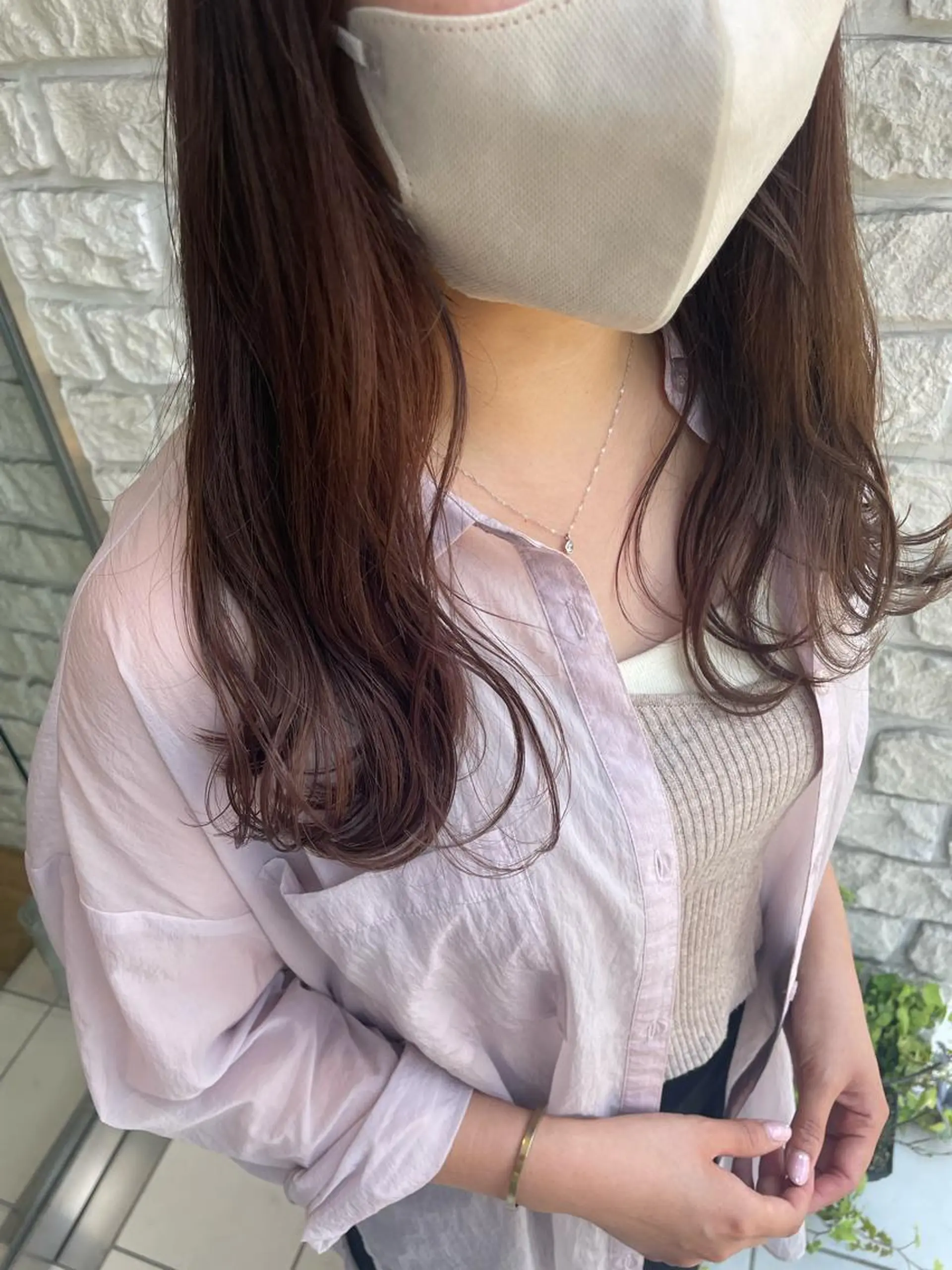 セミロング 庄司 美佑樹のヘアスタイル