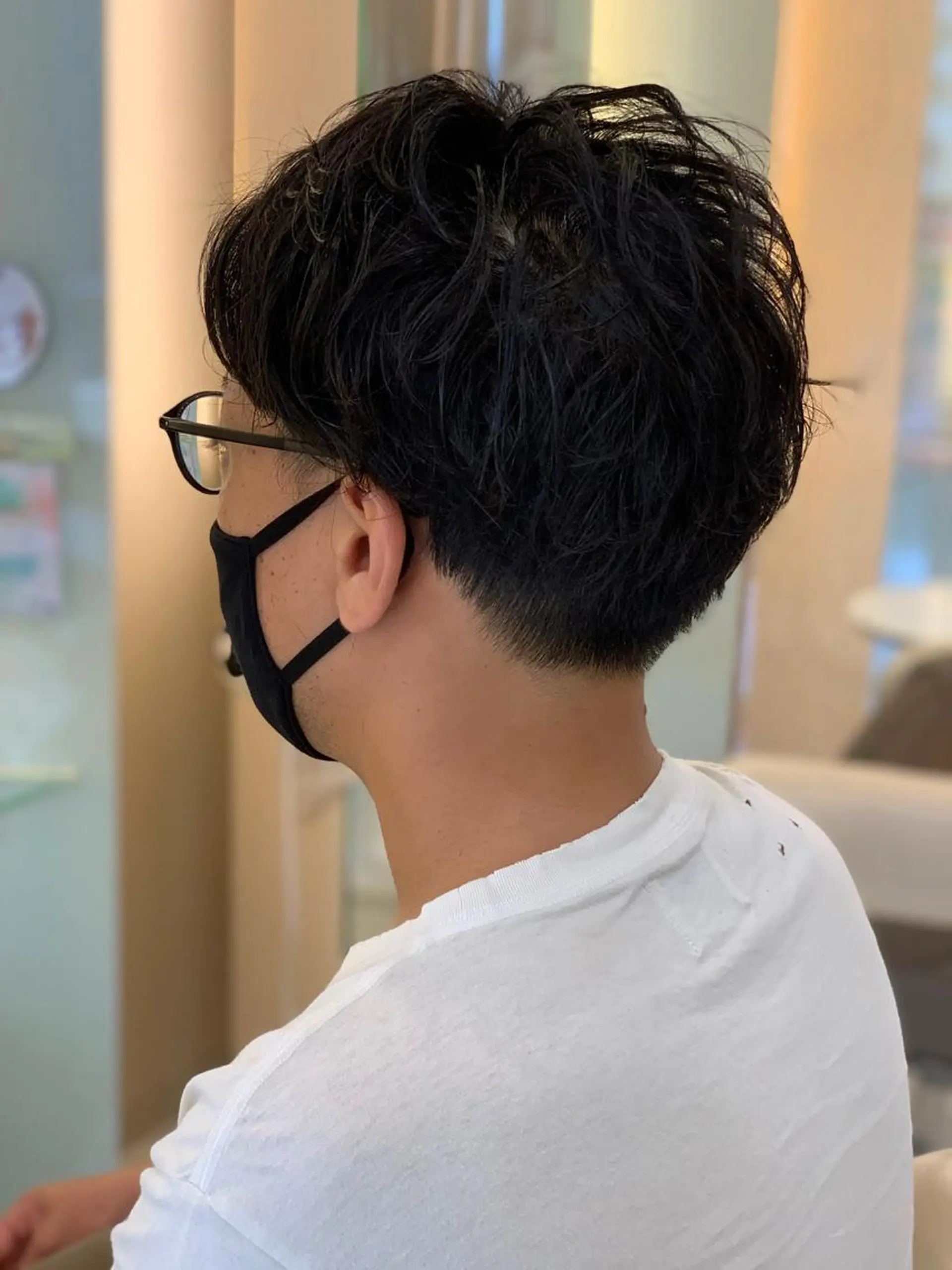 ショート パーマ メンズ カット パーマ トリートメント トータルビューティー K:R鶴川のヘアスタイル